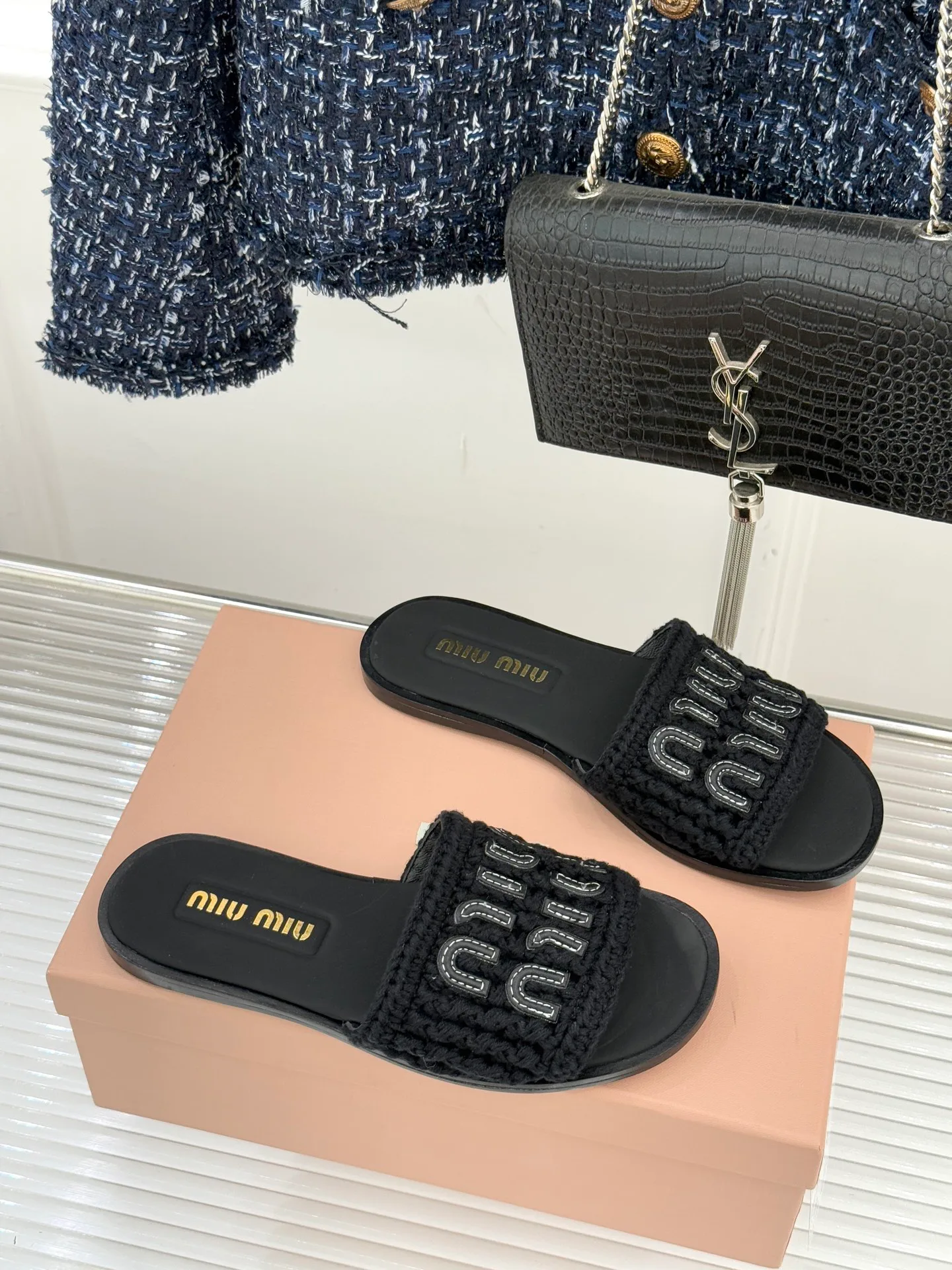 Шлепанцы Женские Miu Miu 5056277