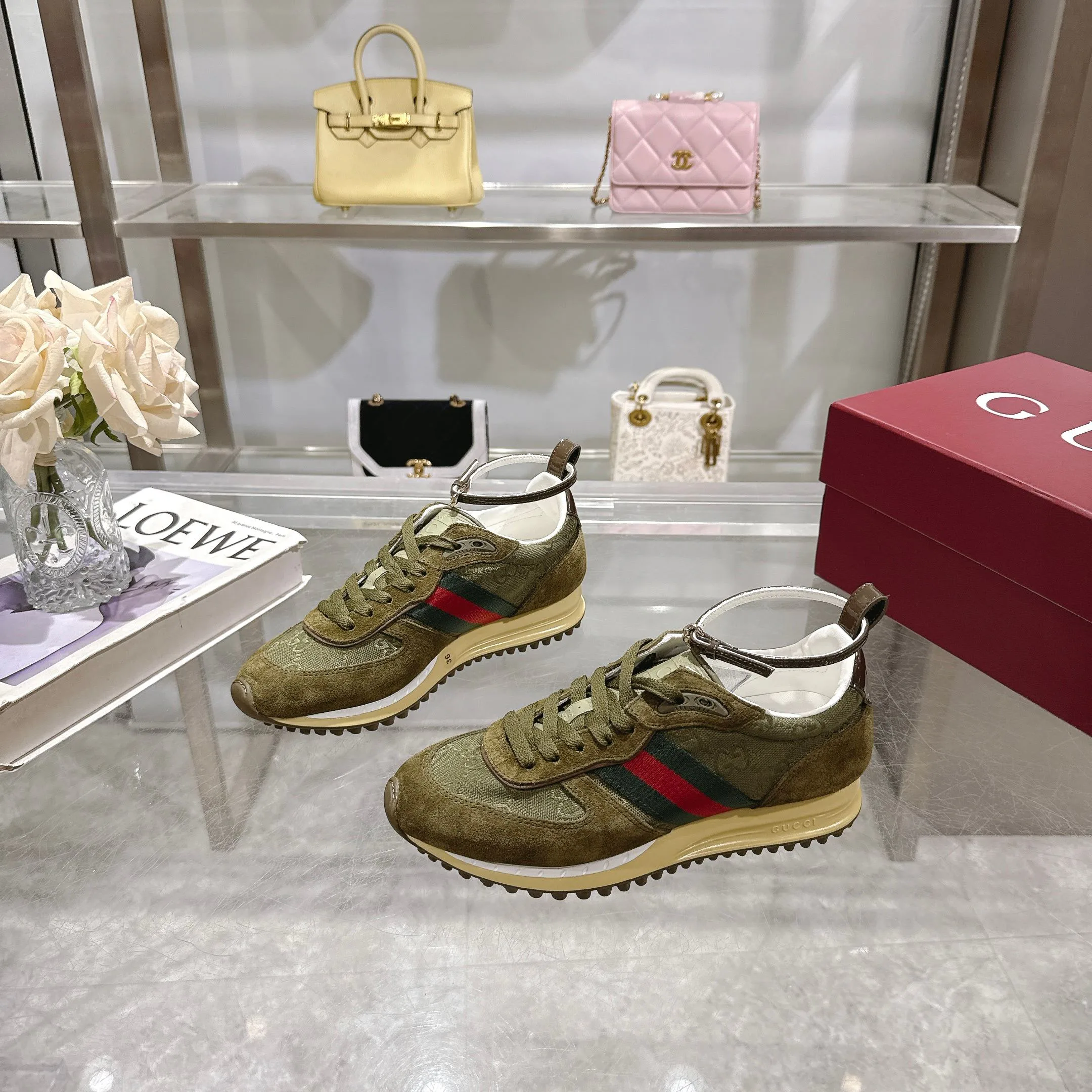 Кроссовки Женские Gucci 1259644