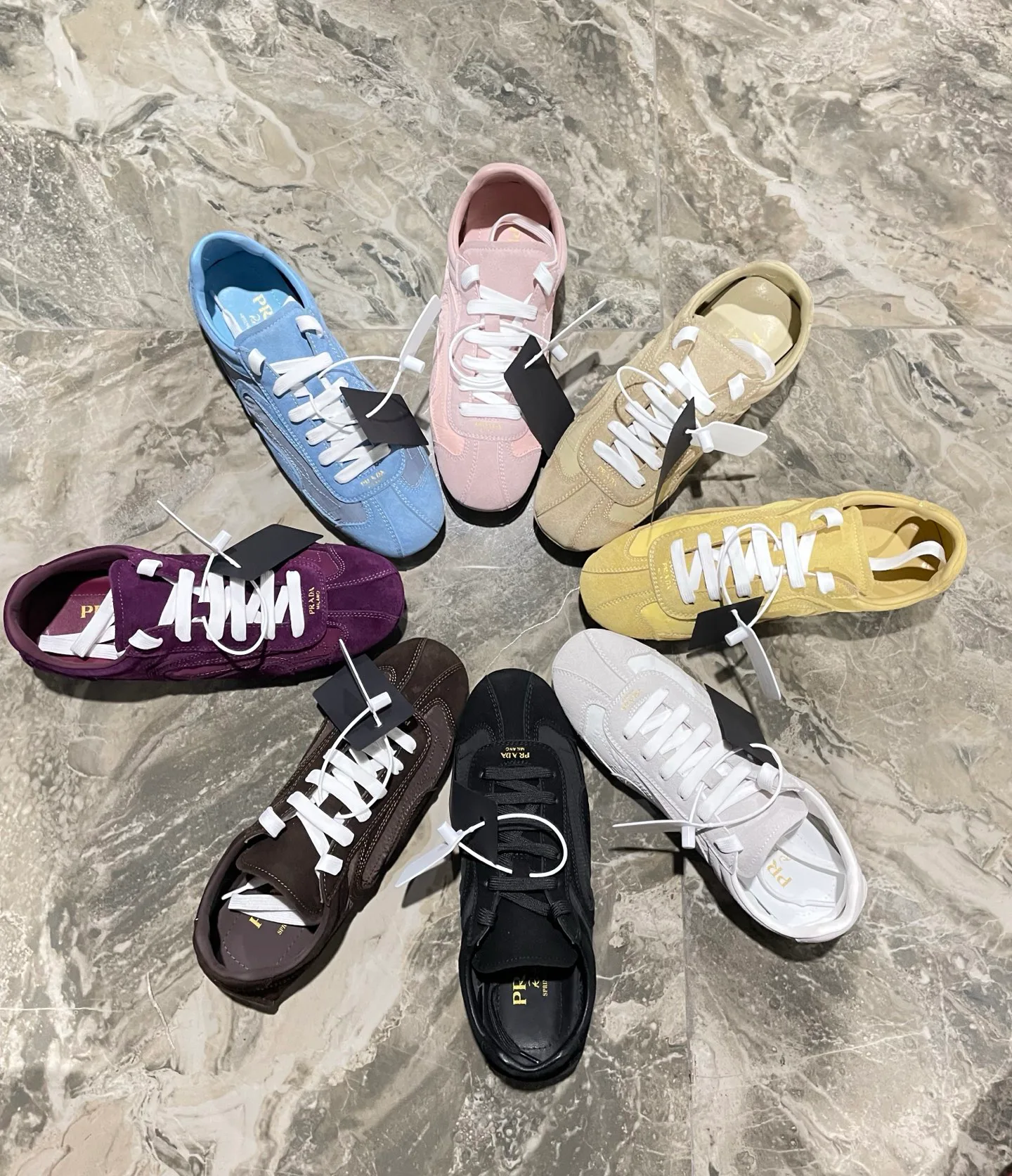 Кроссовки Женские Prada 9833763