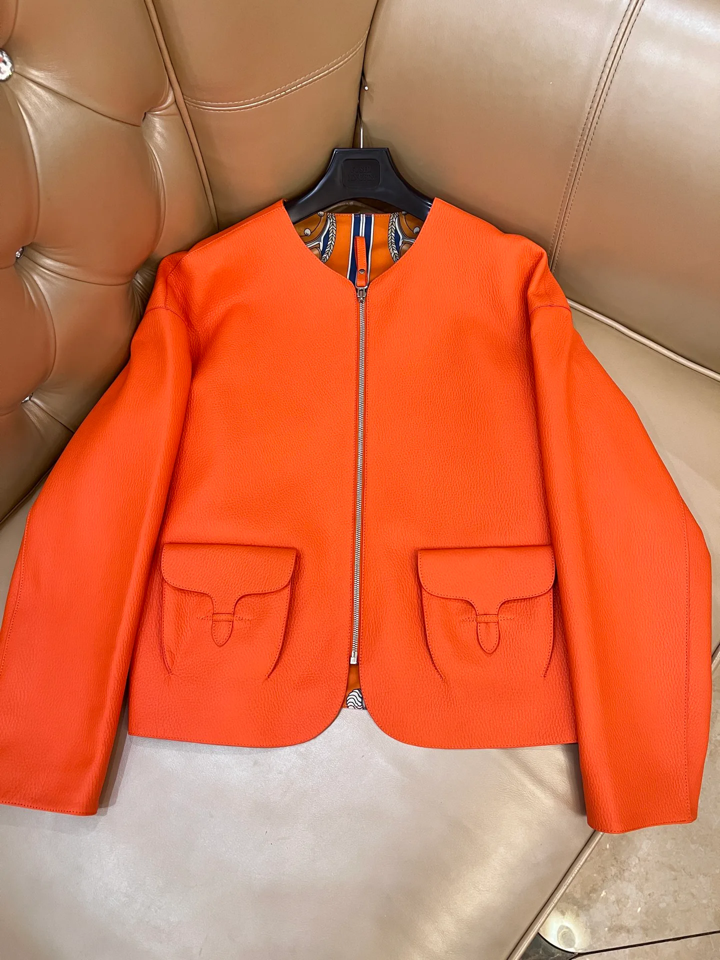 Кожаные Куртки И Дублёнки Женские Hermes 1805930