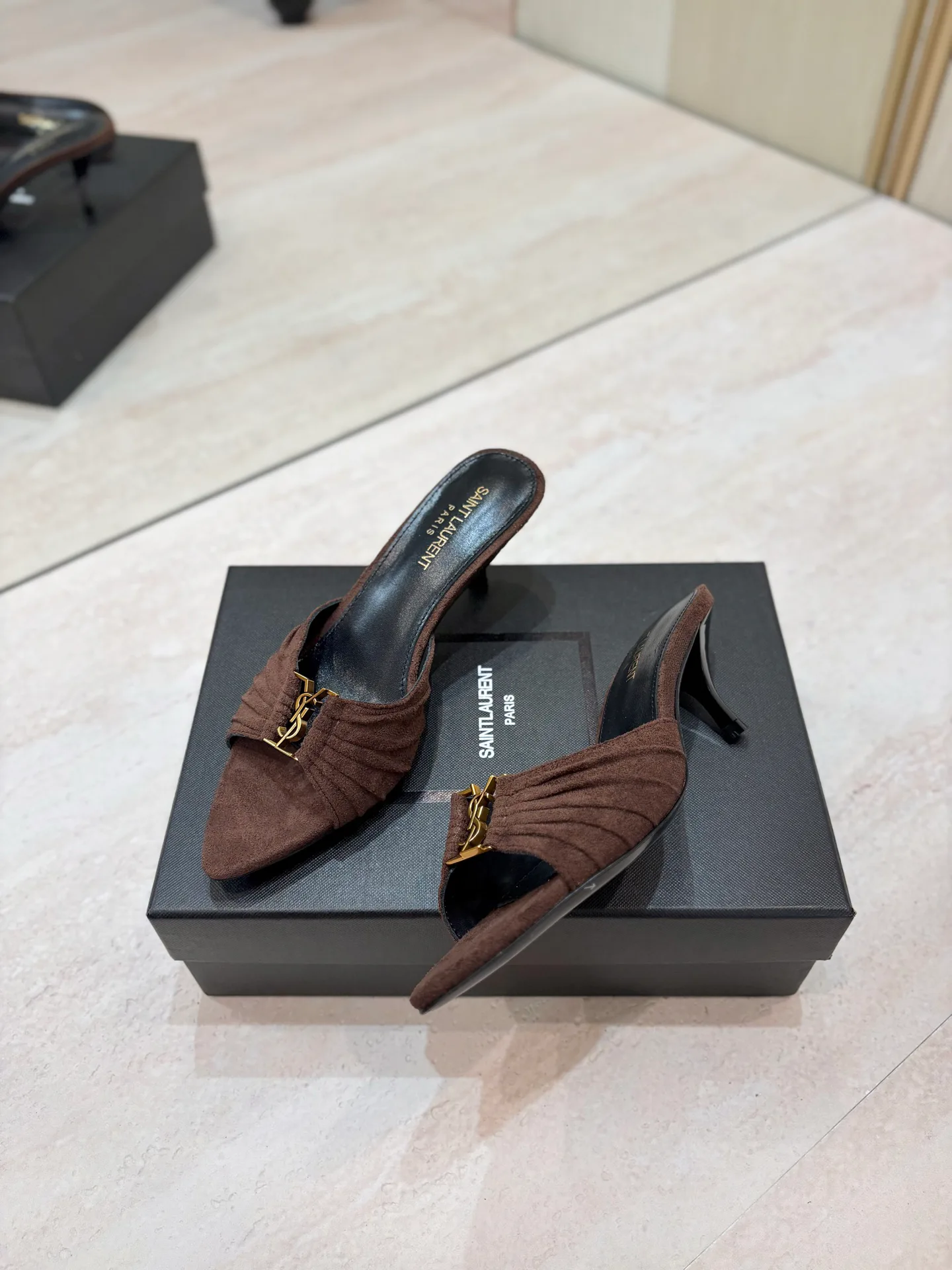 Мюли И Сабо Женские Saint Laurent 17476008