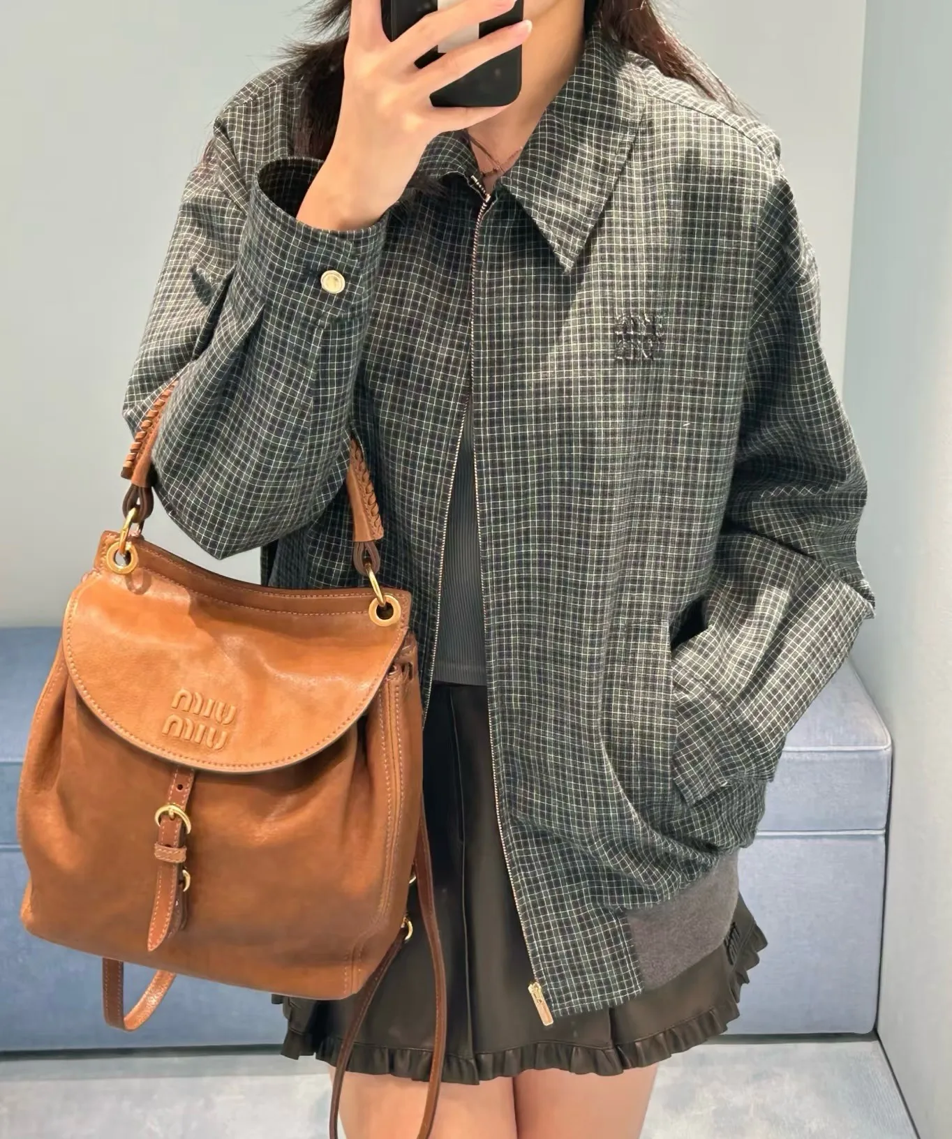 Куртки И Пуховики Женские Miu Miu 18108850