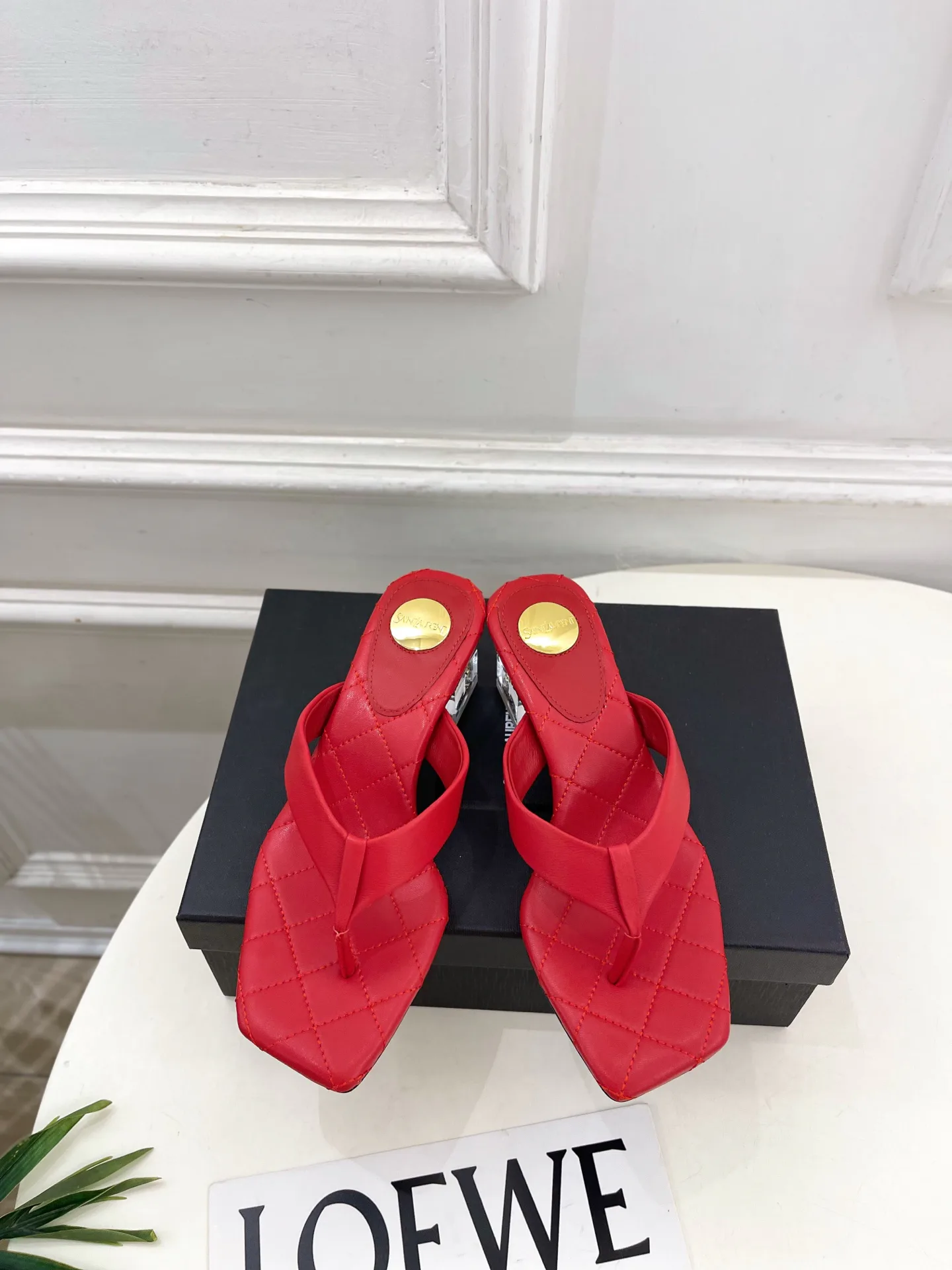 Шлепанцы Женские Saint Laurent 17506892
