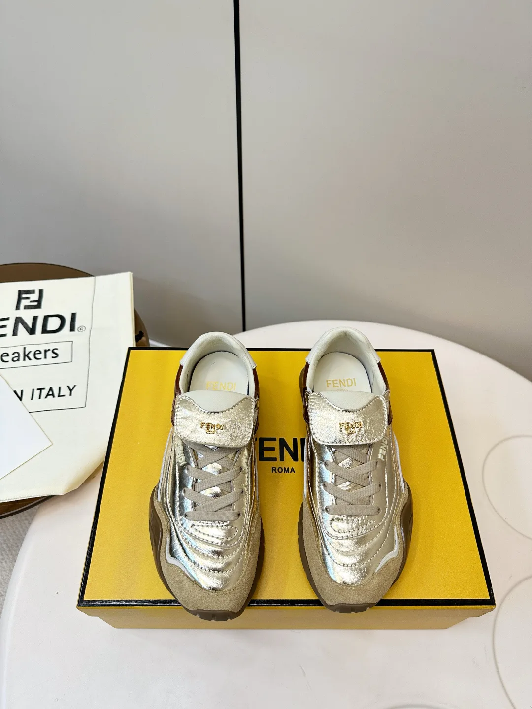 Кроссовки Мужские Fendi 489597