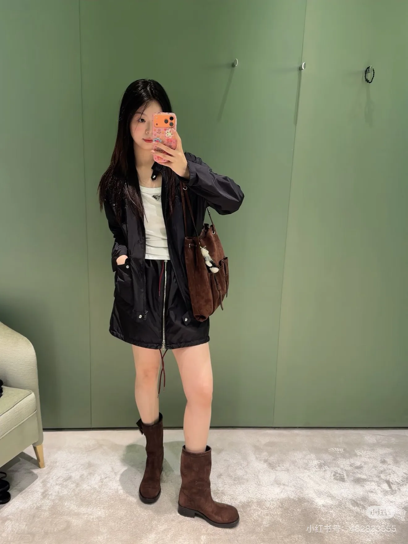 Куртки И Пуховики Женские Prada 17995952