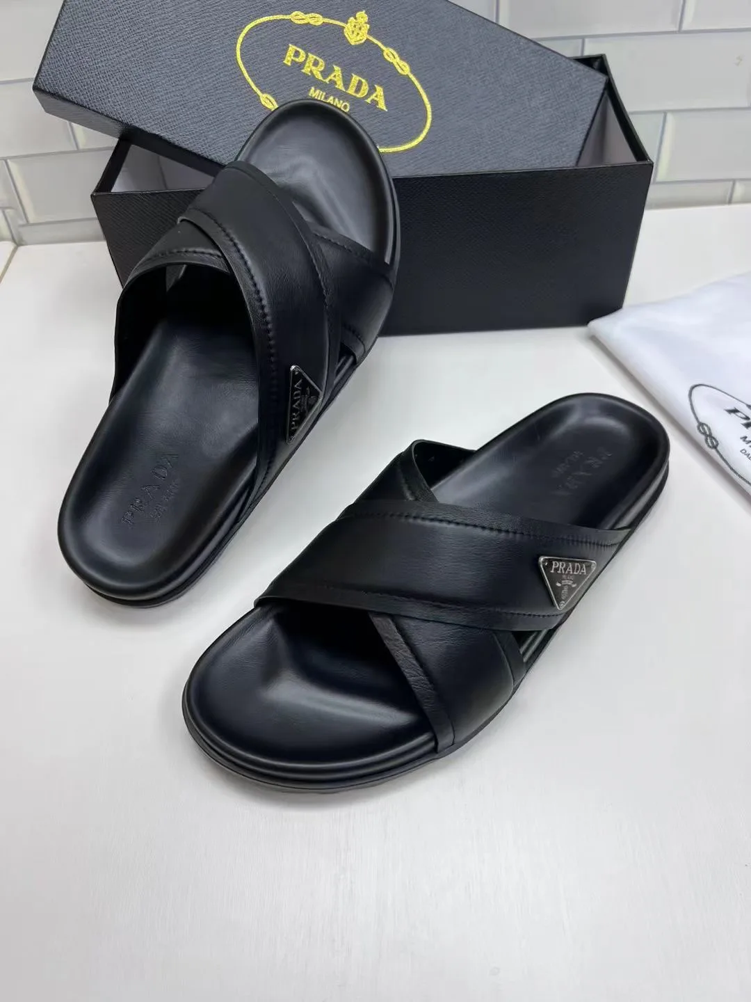 Шлепанцы Мужские Prada 17037955