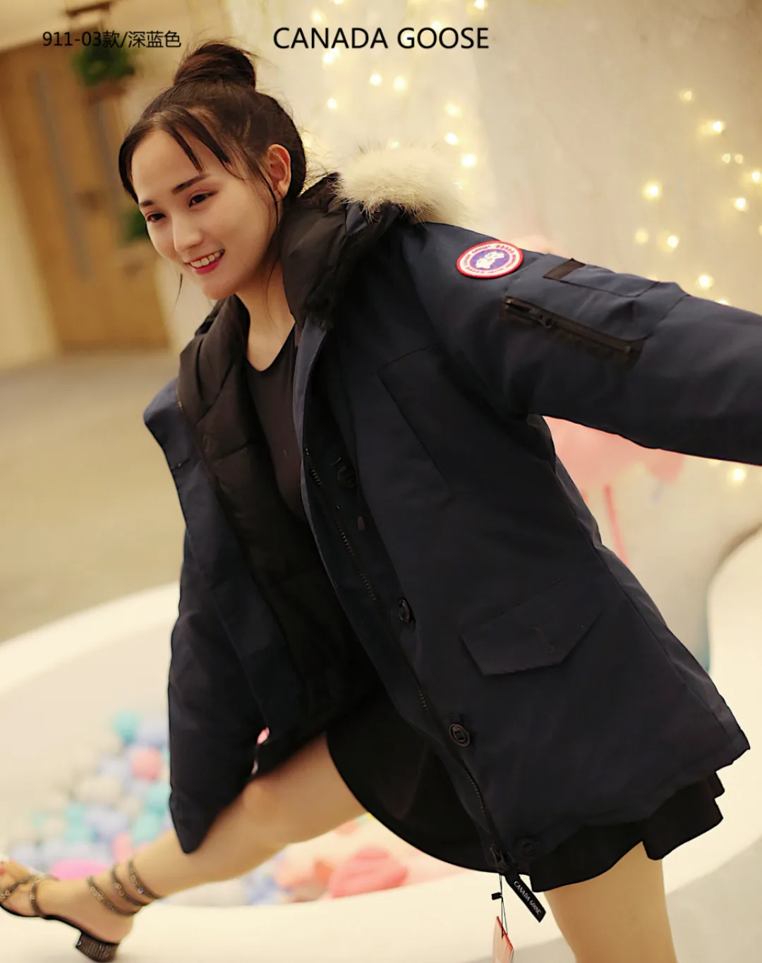 Пуховики Женские Canada Goose 64117