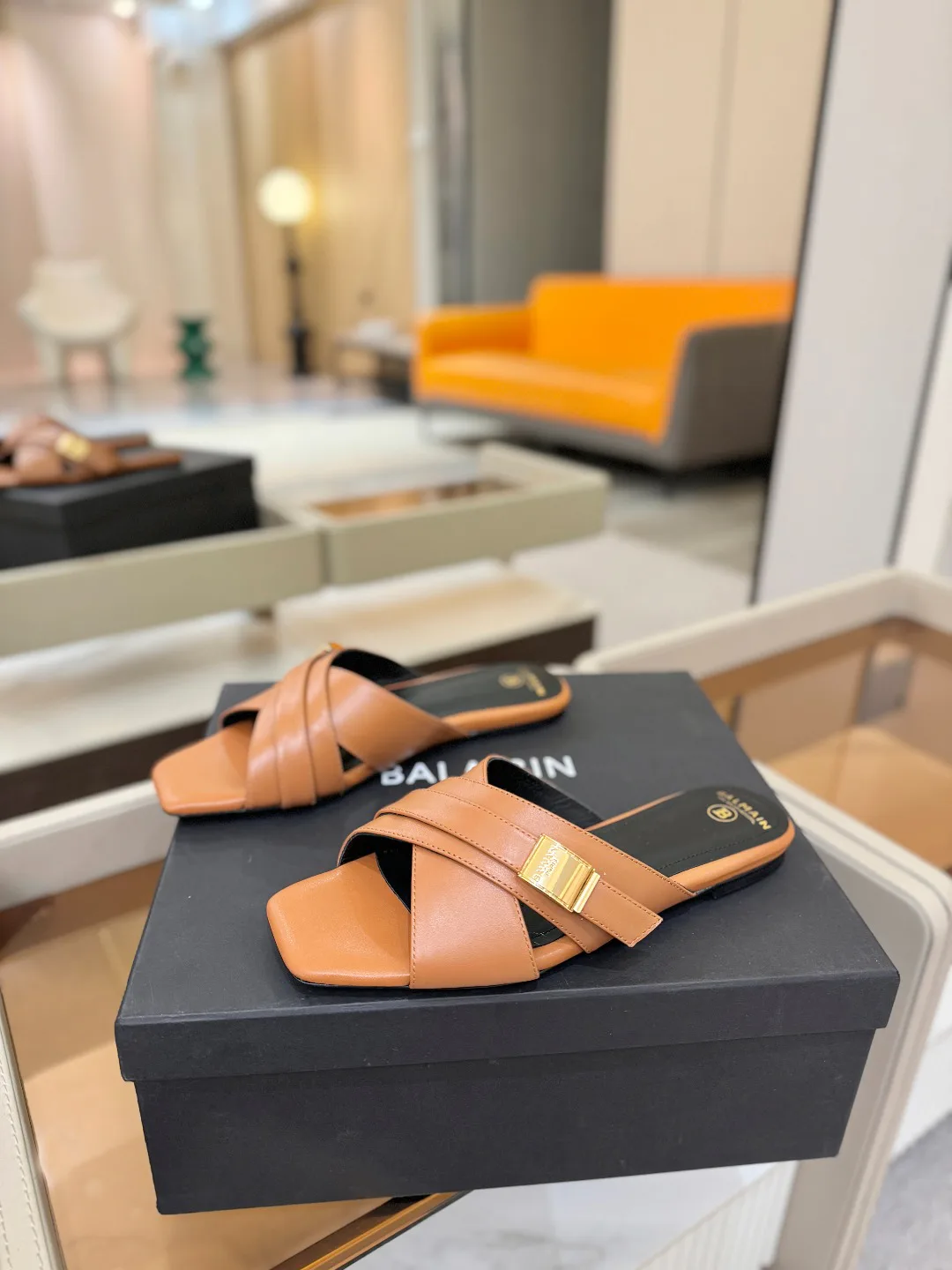 Шлепанцы Женские Balmain 840989