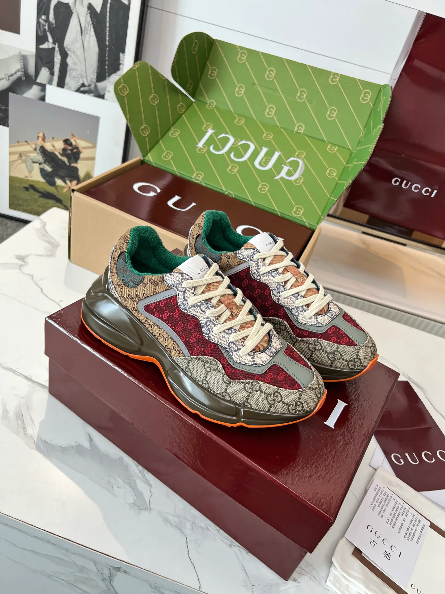 Кроссовки Женские Gucci 87793