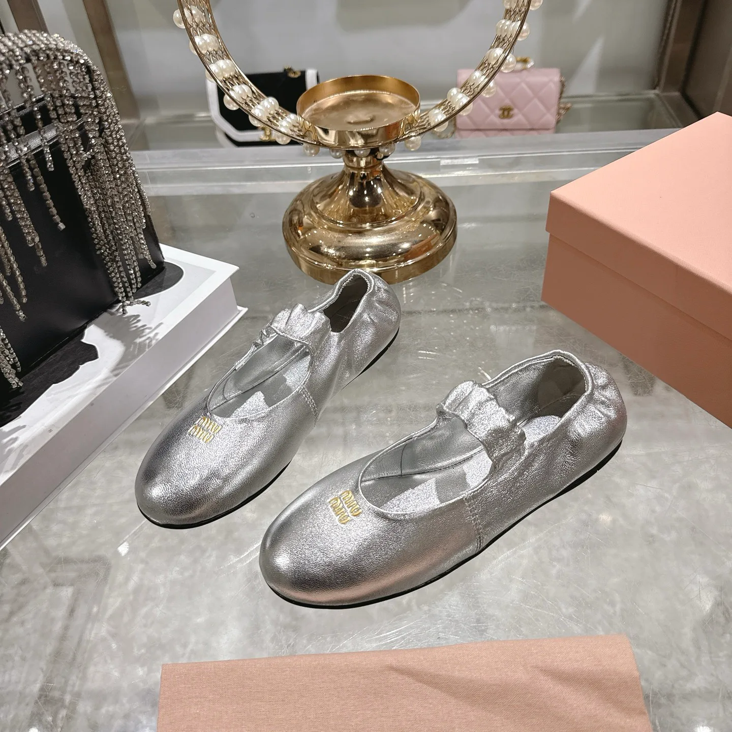Балетки Женские Miu Miu 12847602