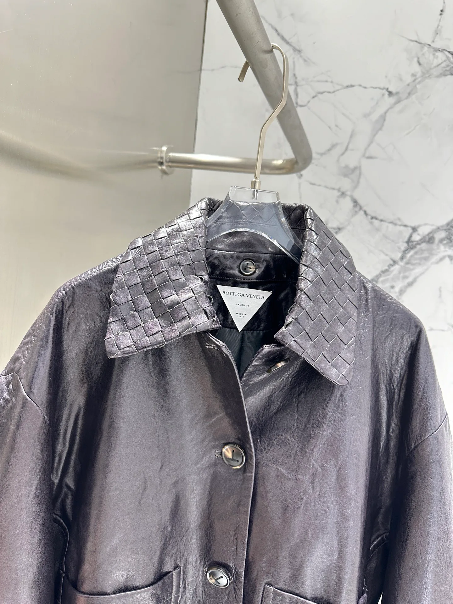 Кожаные Куртки И Дублёнки Женские Bottega Veneta 11759372