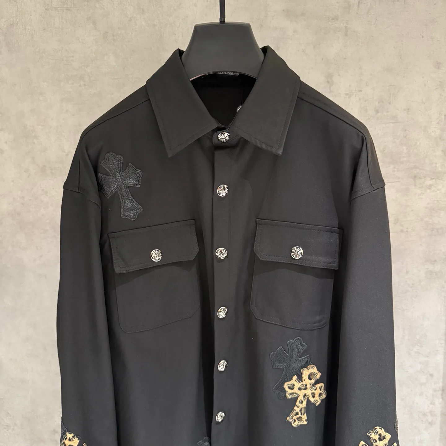 Кожаные Куртки И Дублёнки Мужские Chrome Hearts 11264954