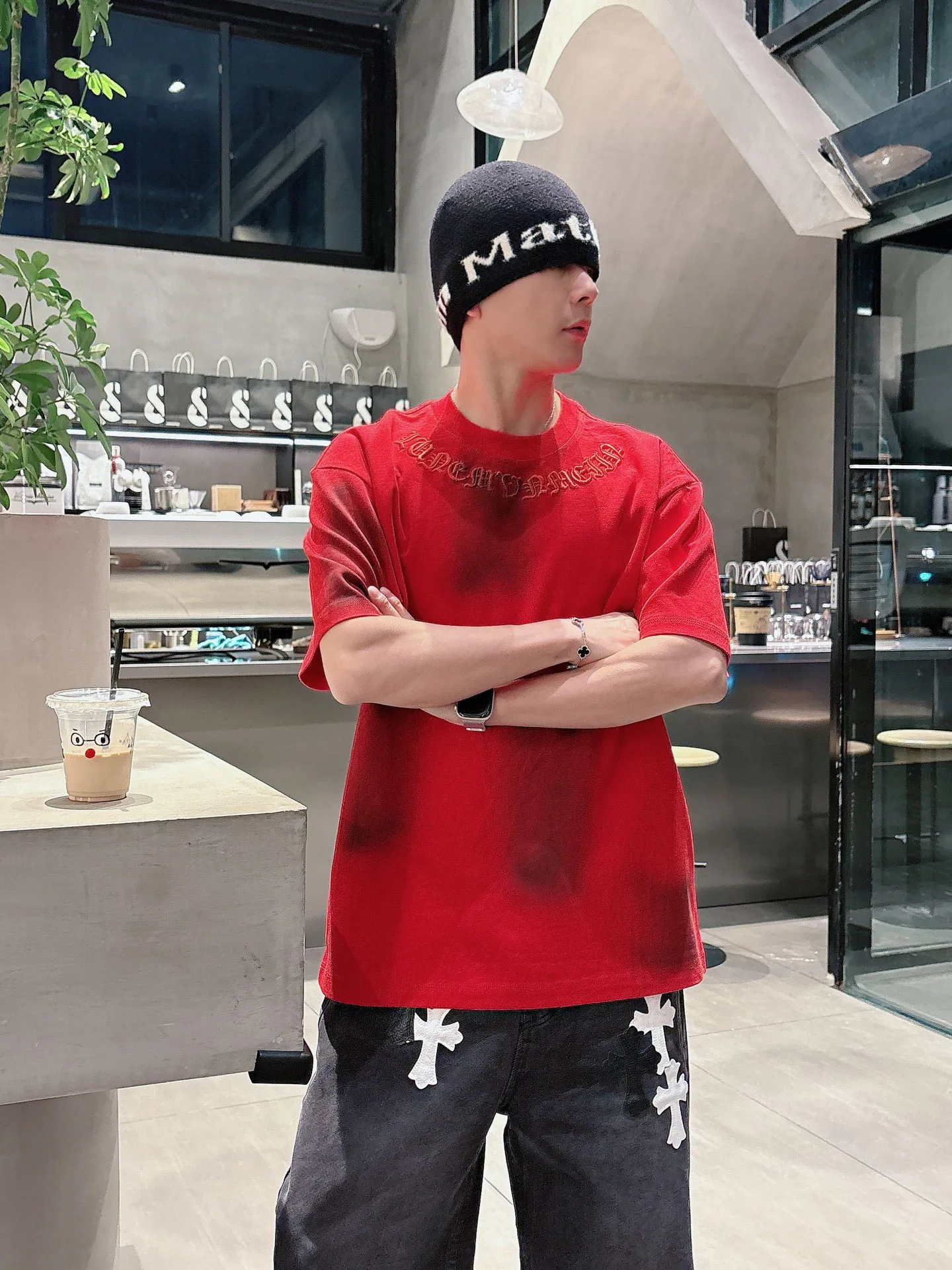 Футболки Мужские Chrome Hearts 787613