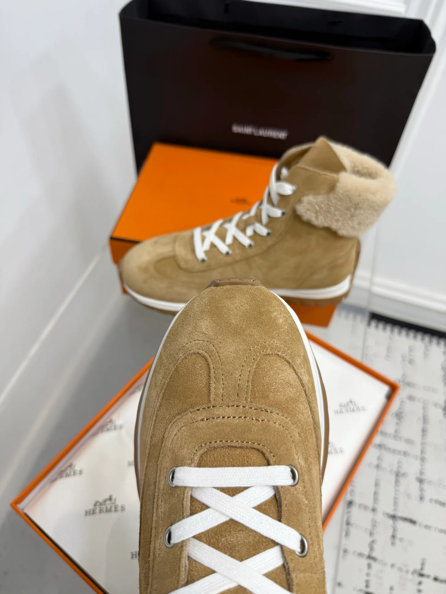 Кроссовки Мужские Hermes 406119