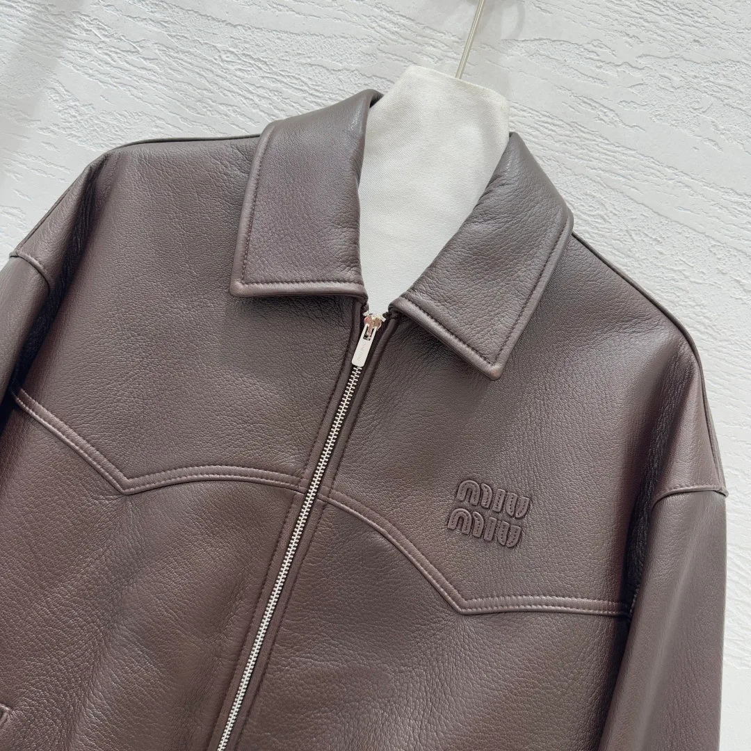 Кожаные Куртки И Дублёнки Женские Miu Miu 11484172