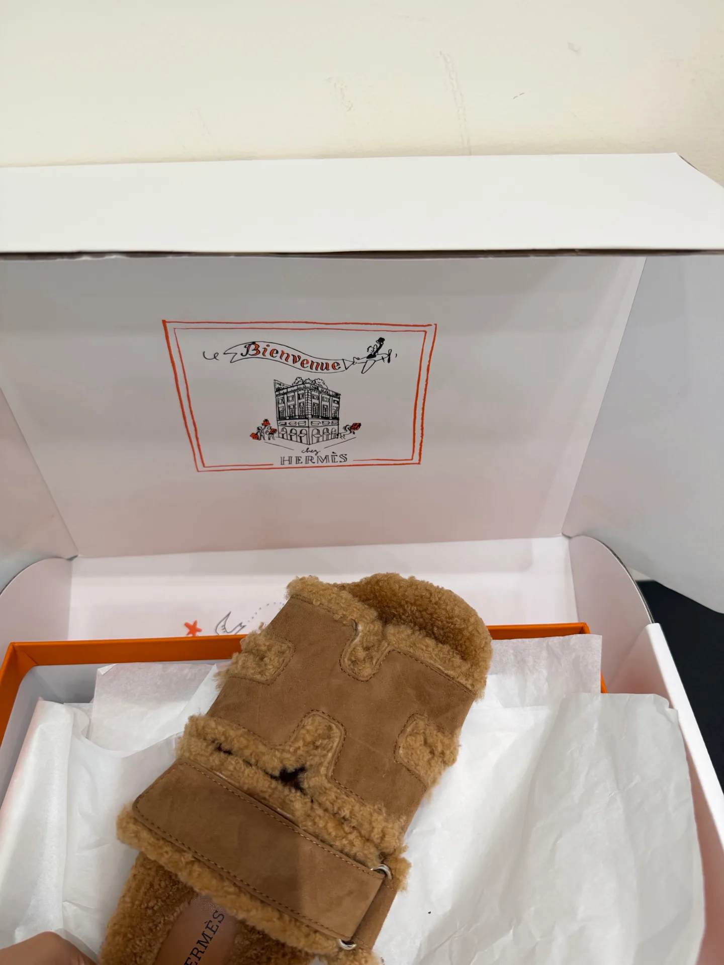 Тапочки Женские Hermes 17956514
