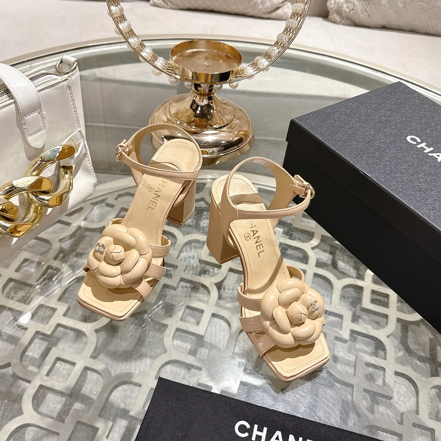 Босоножки Женские Chanel 12714882