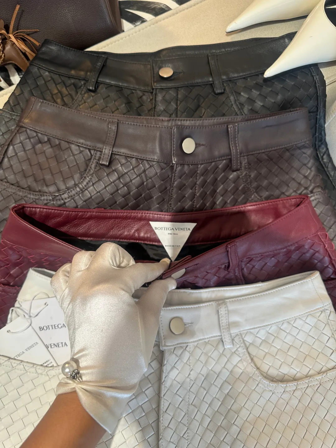 Шорты Женские Bottega Veneta 17460755