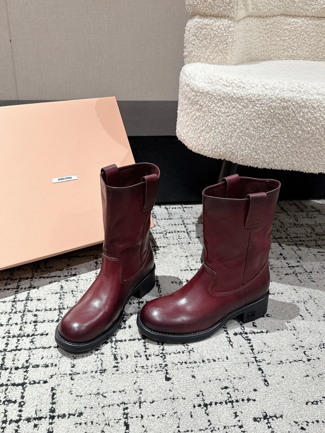 Ботинки Женские Miu Miu 218269