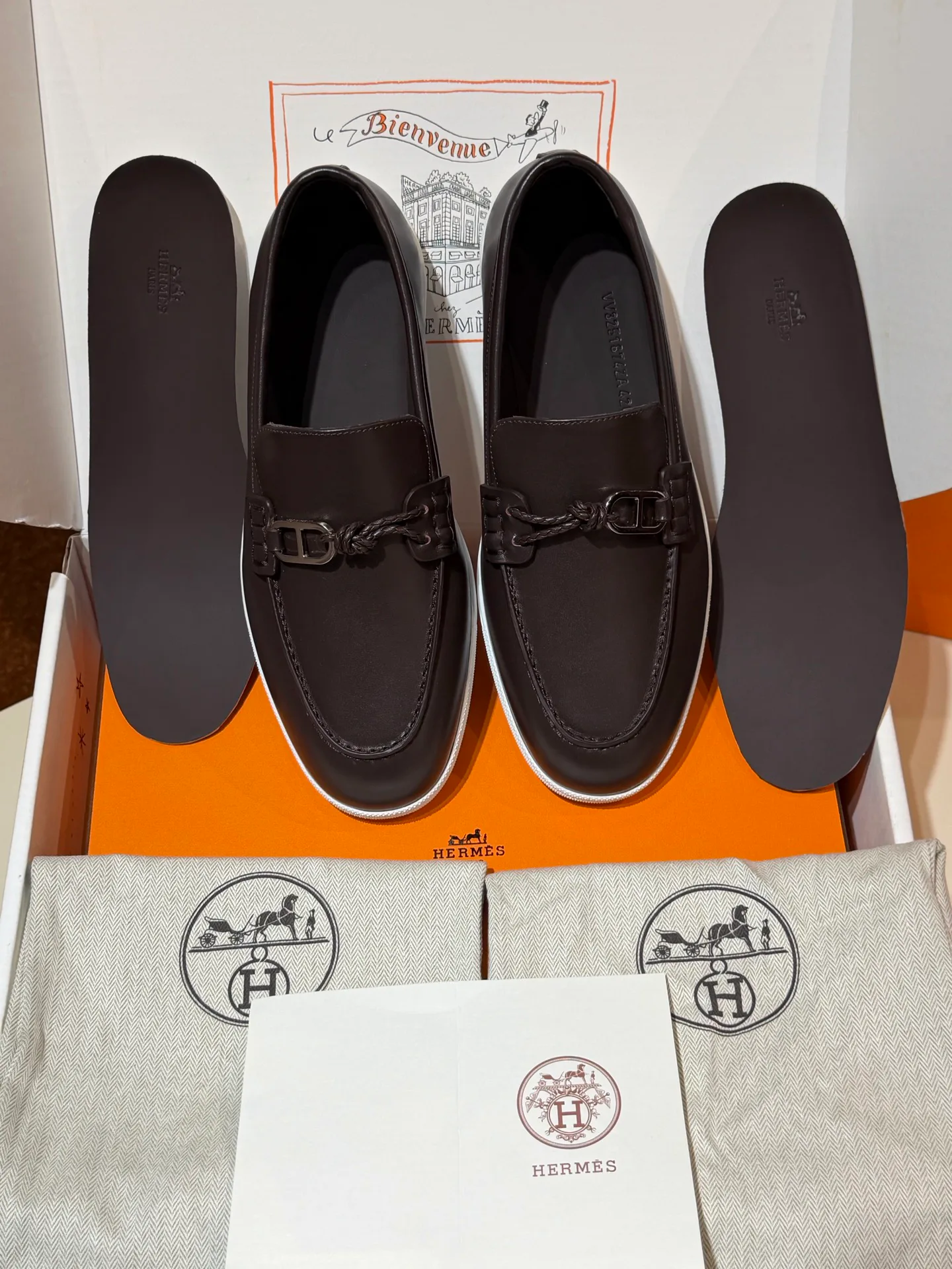 Лоферы Мужские Hermes 279281