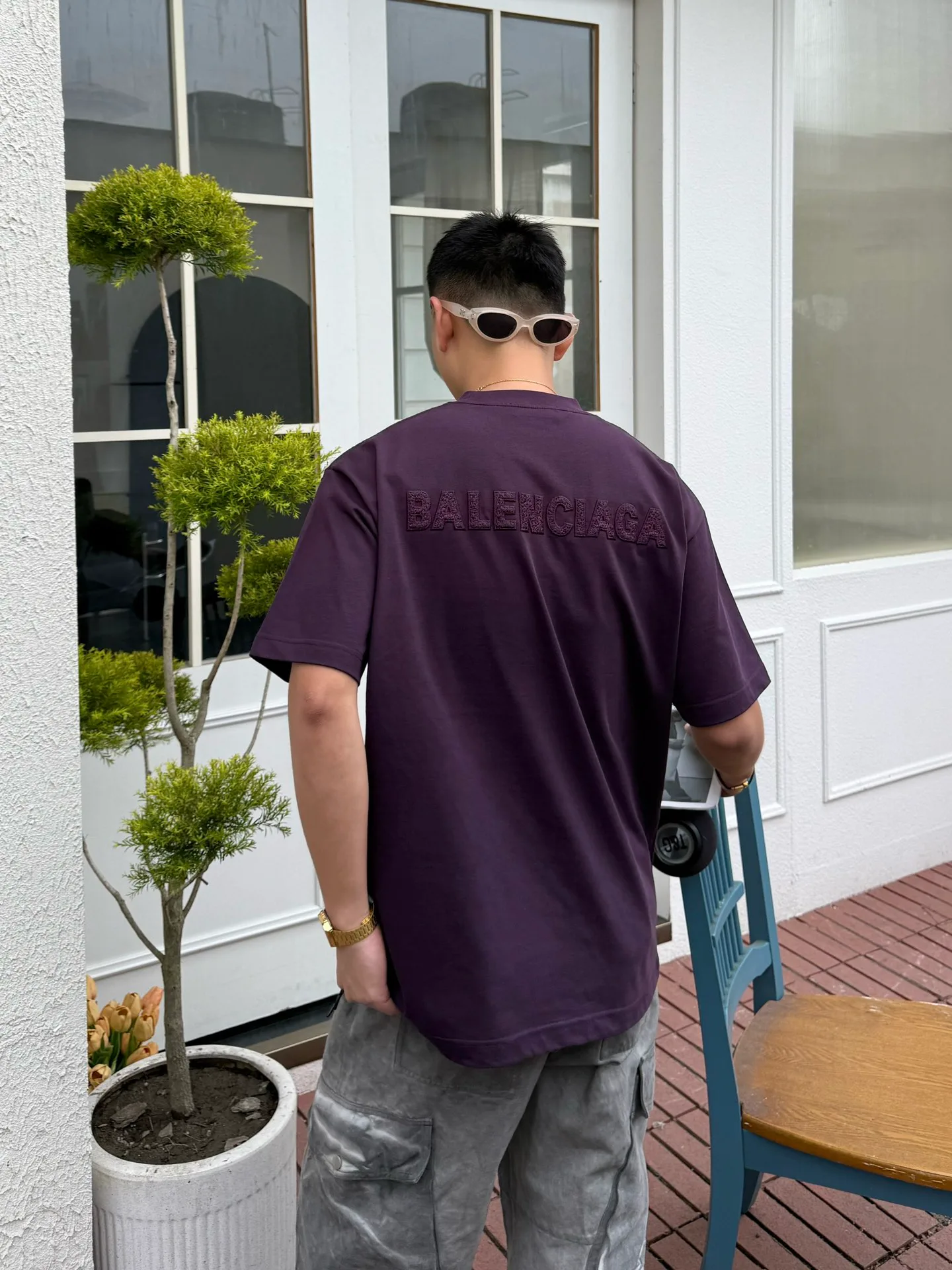 Футболки Мужские Balenciaga 10084