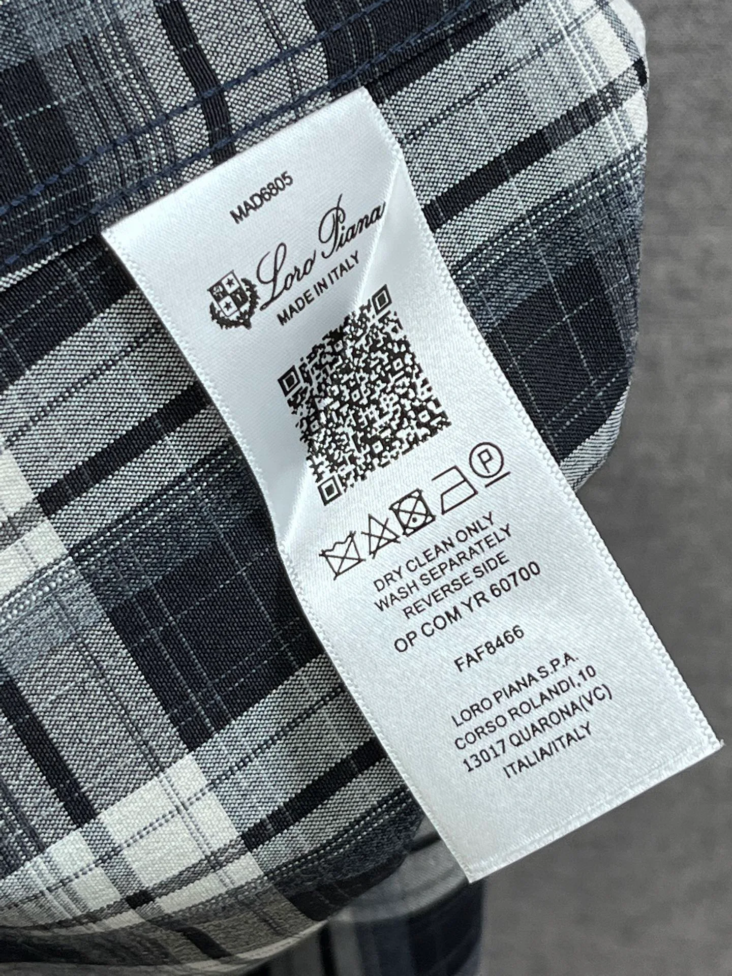 Рубашки Мужские Loro Piana 18834386