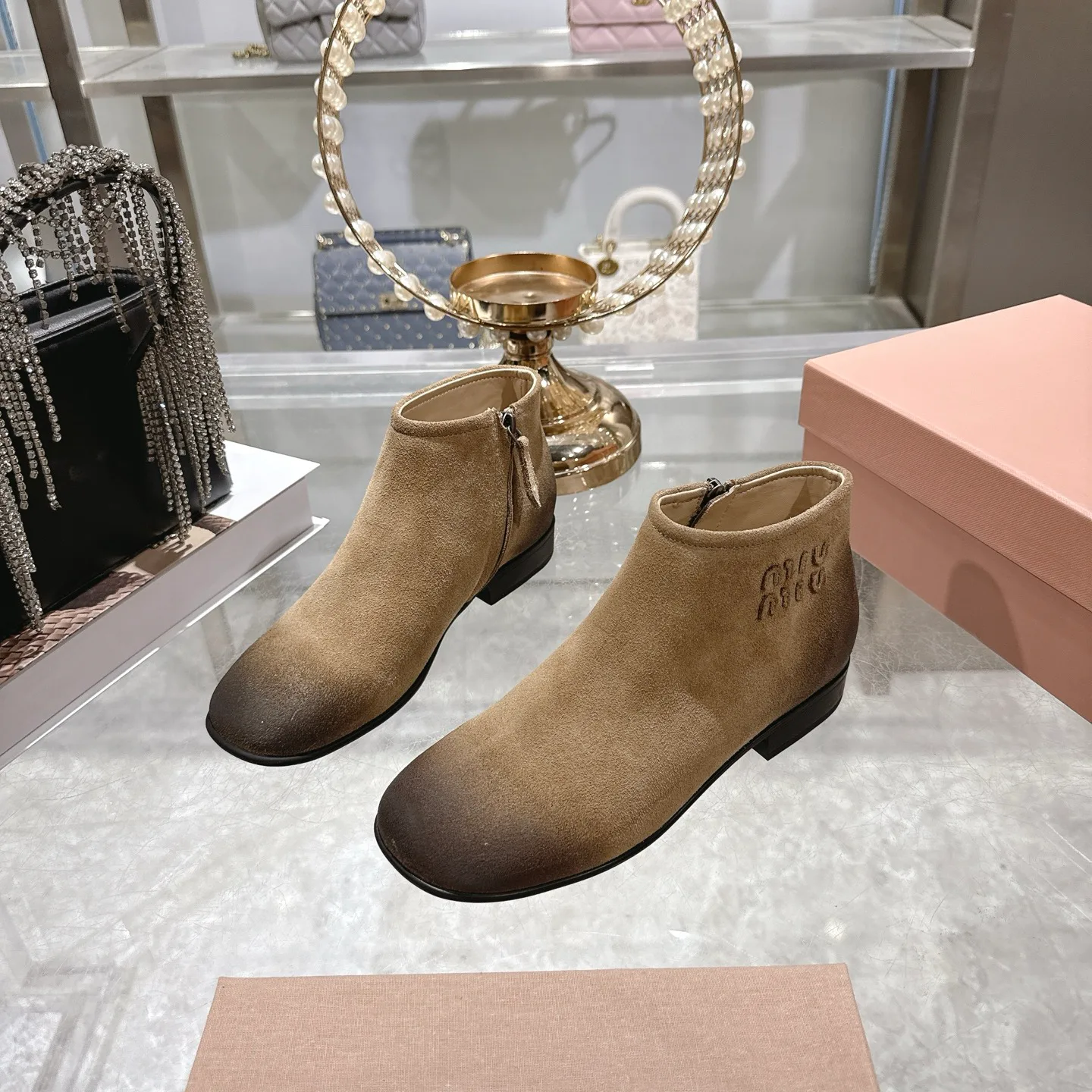 Ботинки Женские Miu Miu 347823