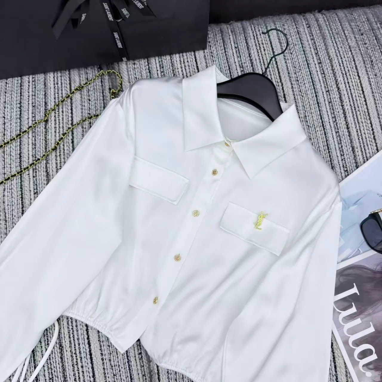 Рубашки Женские Saint Laurent 11660459