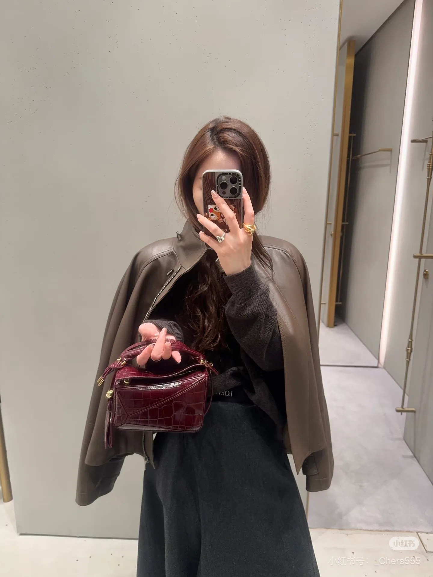 Кожаные Куртки И Дублёнки Женские Loewe 5058890