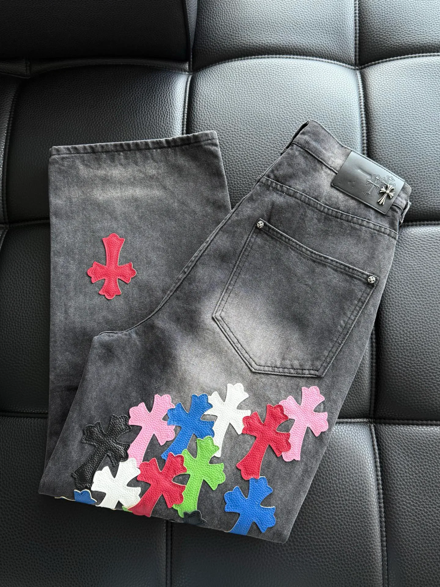 Джинсы Женские Chrome Hearts 2237977