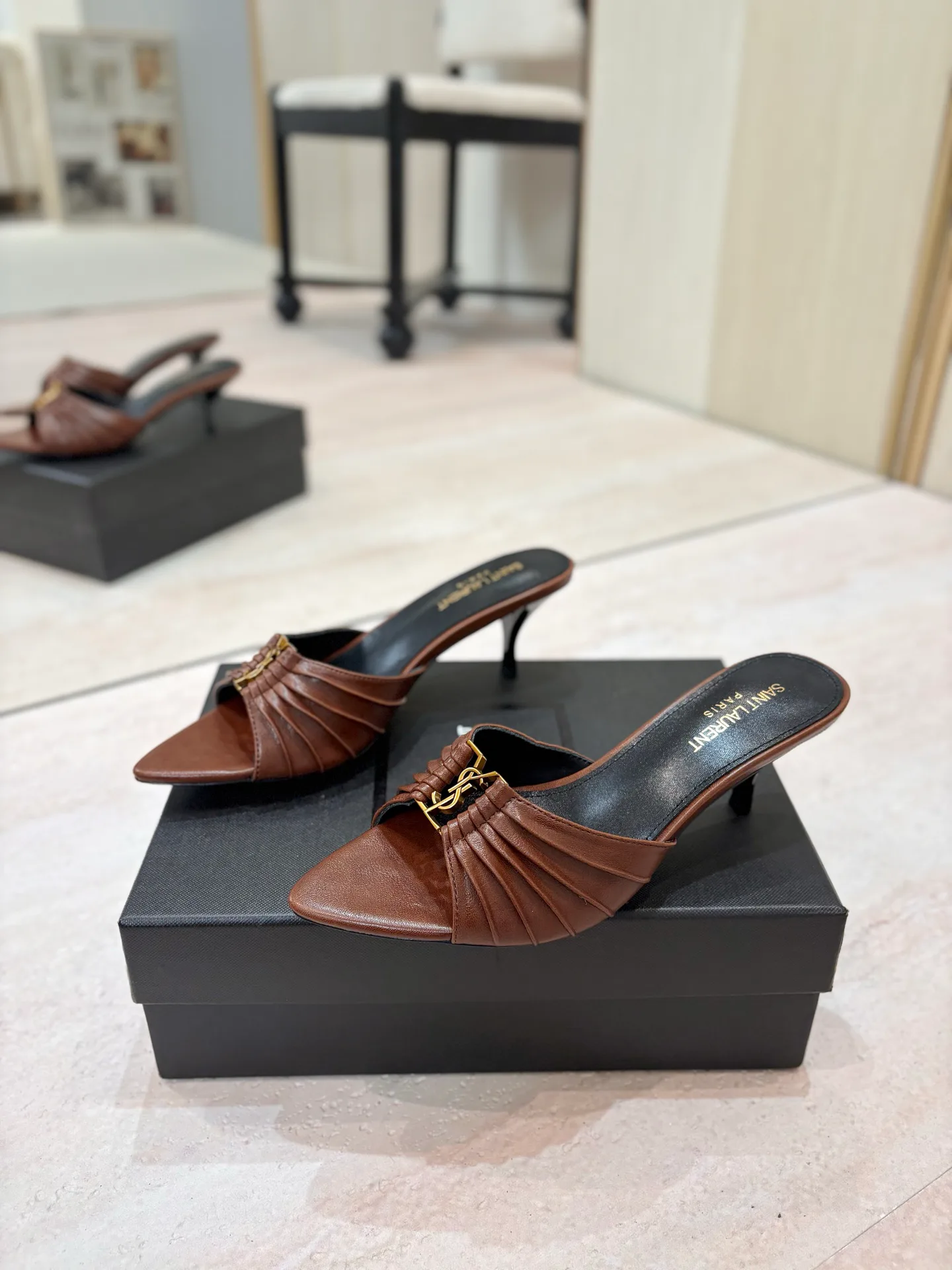 Мюли И Сабо Женские Saint Laurent 17476040