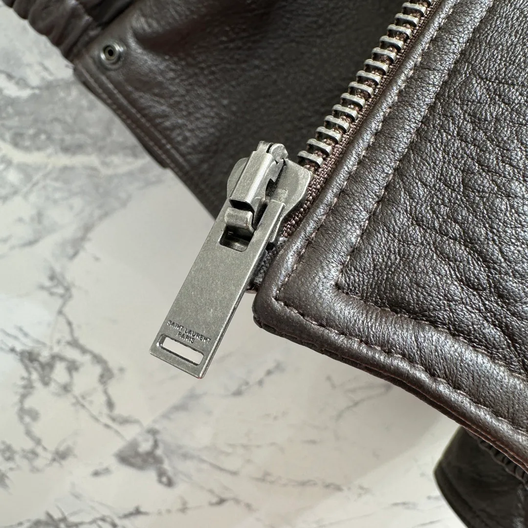 Кожаные Куртки И Дублёнки Мужские Saint Laurent 11546107