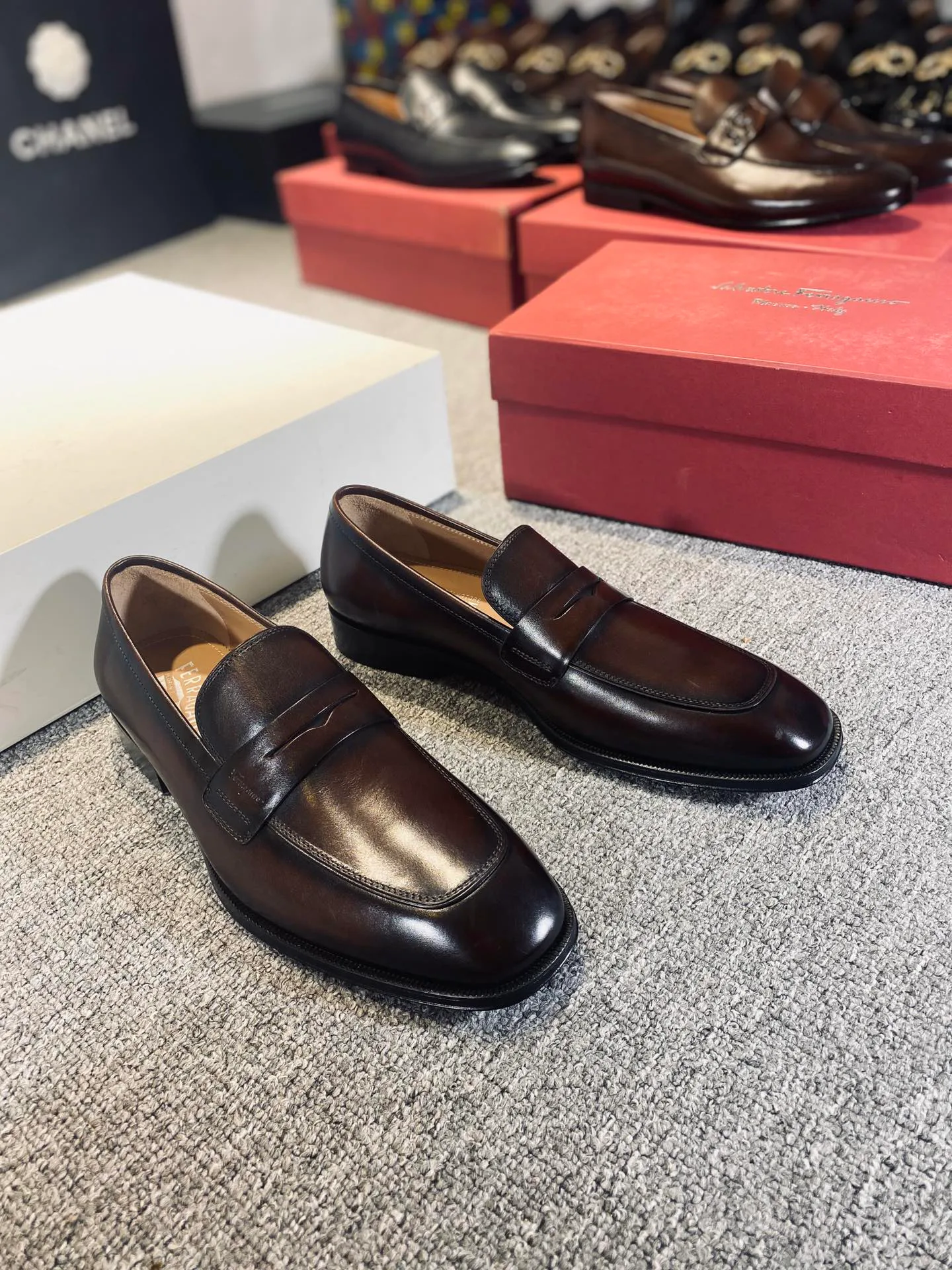 Лоферы И Туфли Мужские Salvatore Ferragamo 10736457