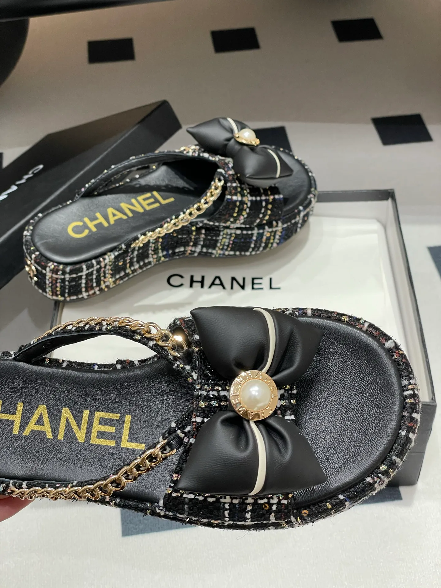 Шлепанцы Женские Chanel 28475