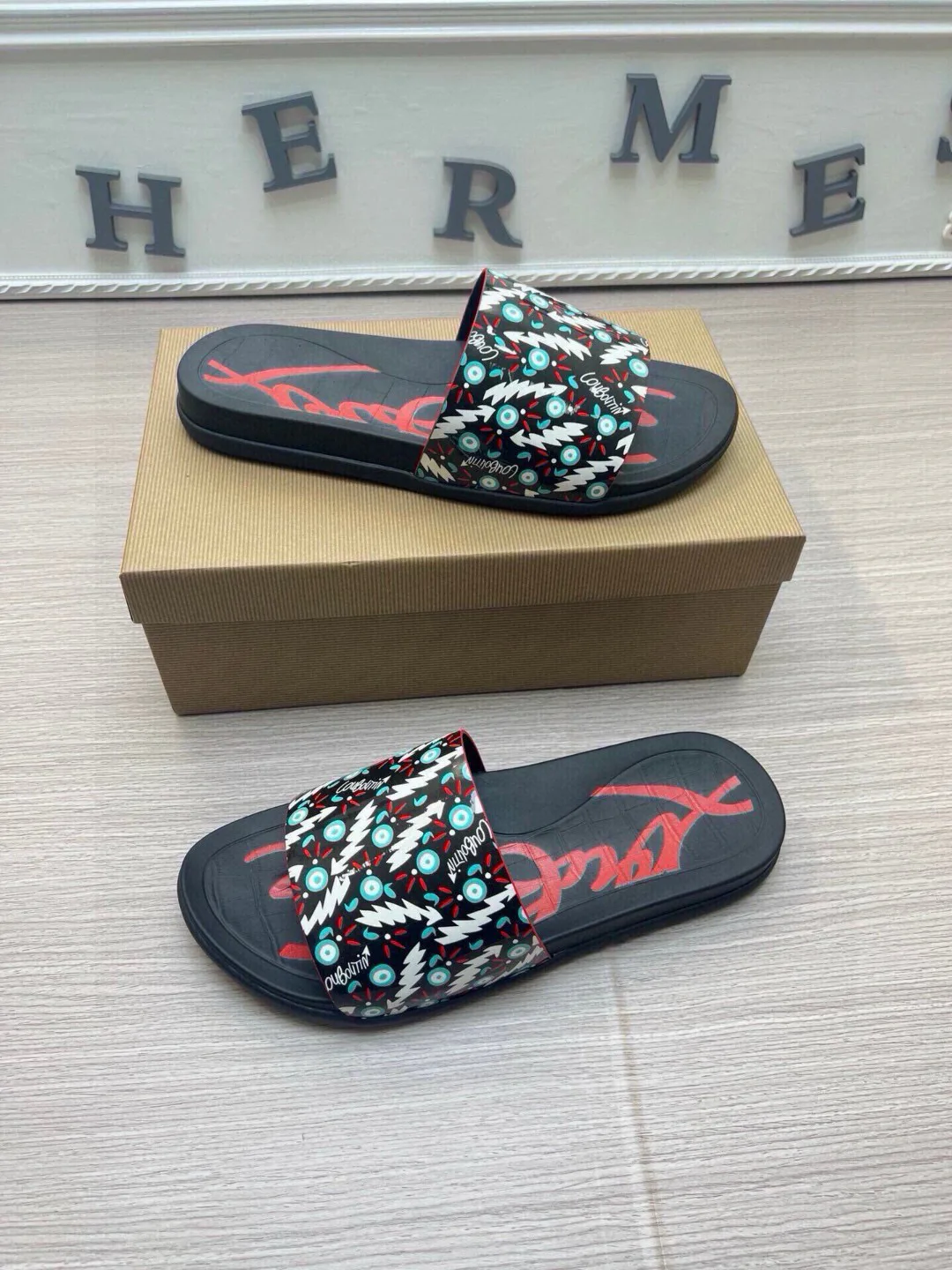 Шлепанцы Мужские Christian Louboutin 65761