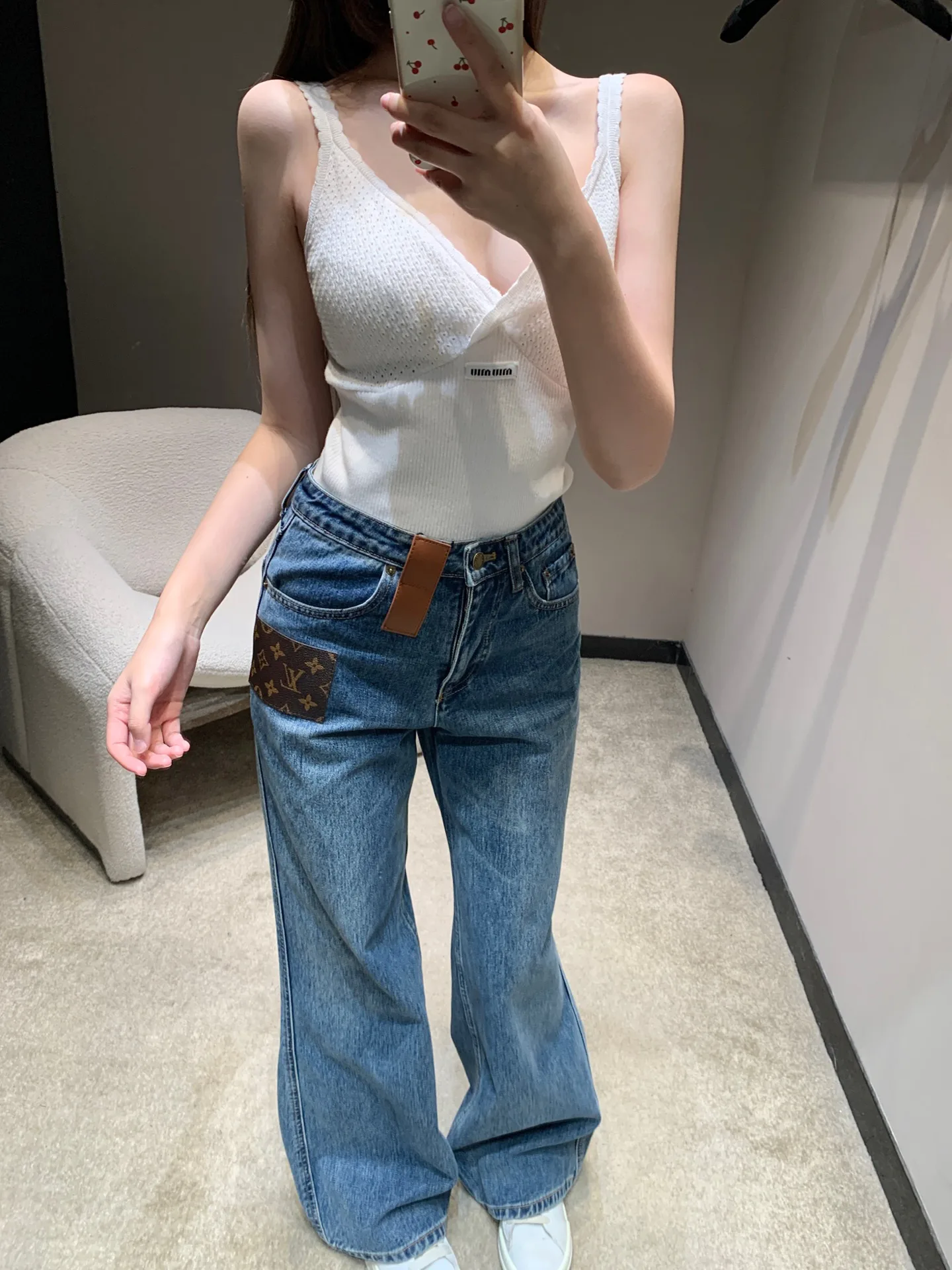 Джинсы Женские Louis Vuitton 5890056