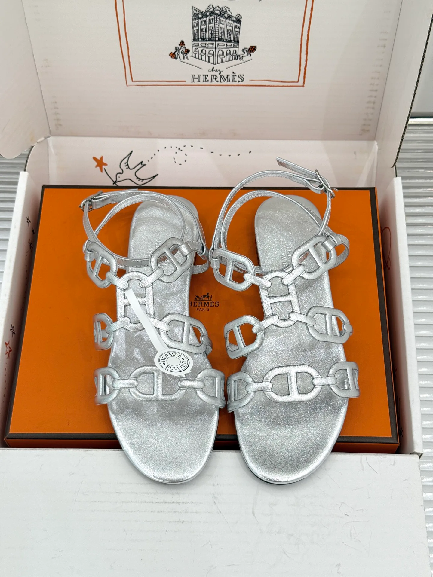 Босоножки Женские Hermes 19577270