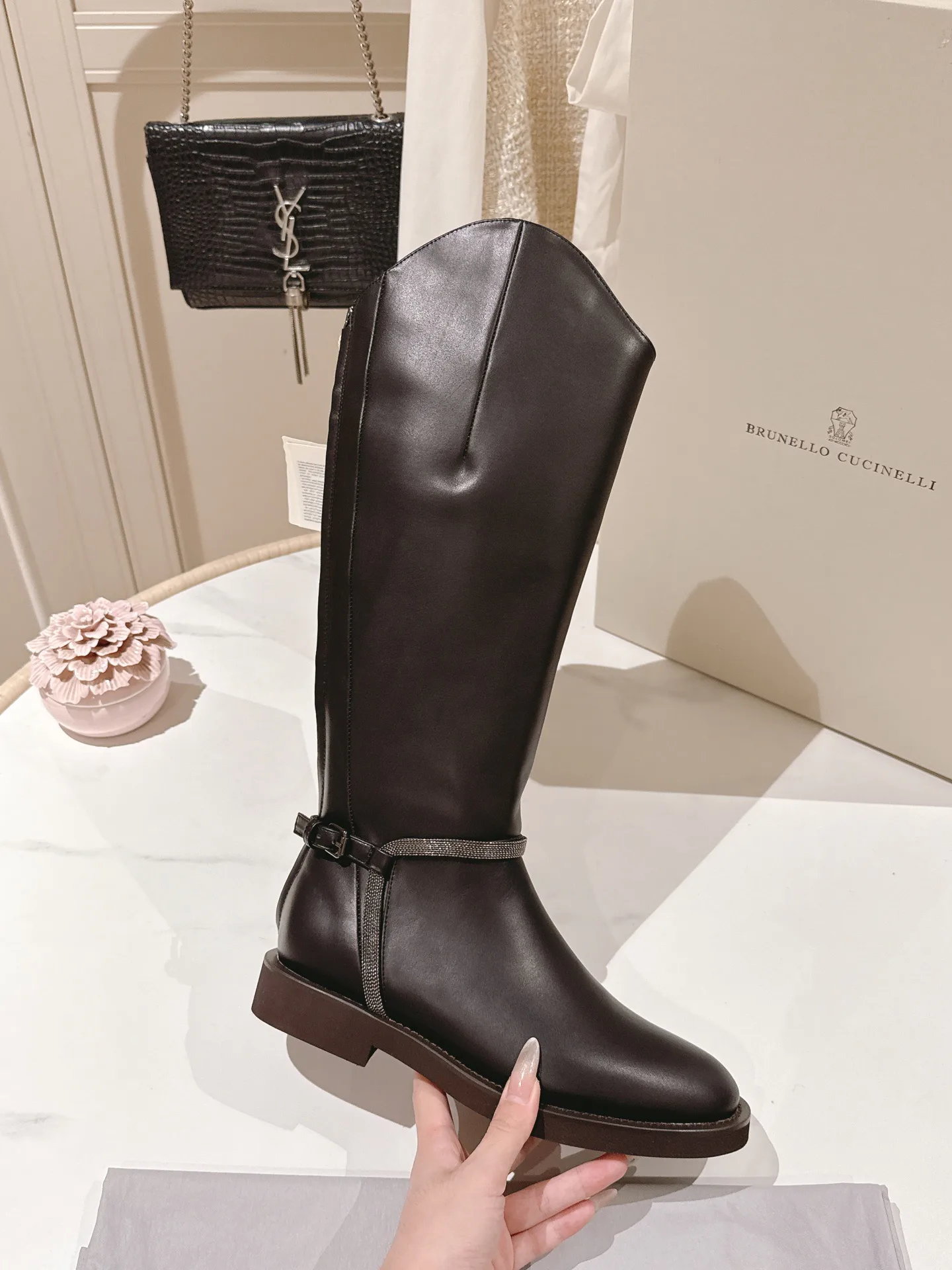 Сапоги Женские Brunello Cucinelli 18217273