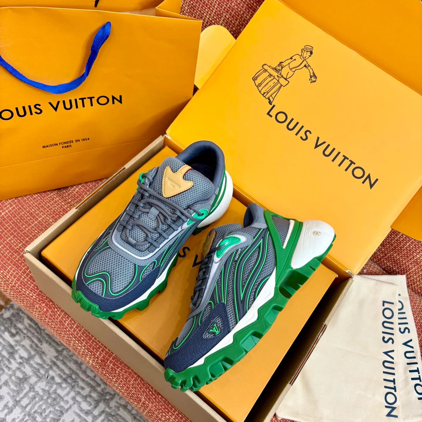 Кроссовки Мужские Louis Vuitton 1633658
