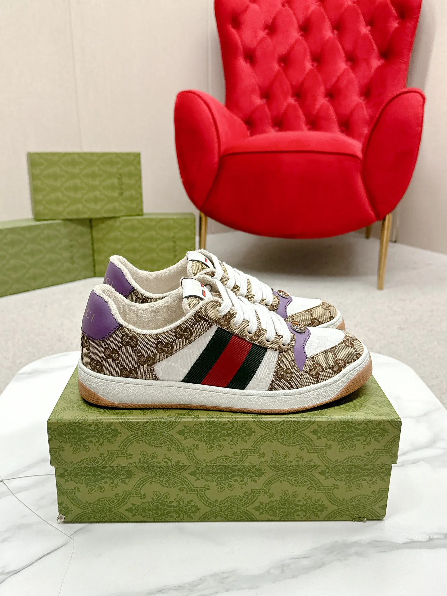 Кеды Женские Gucci 4784231