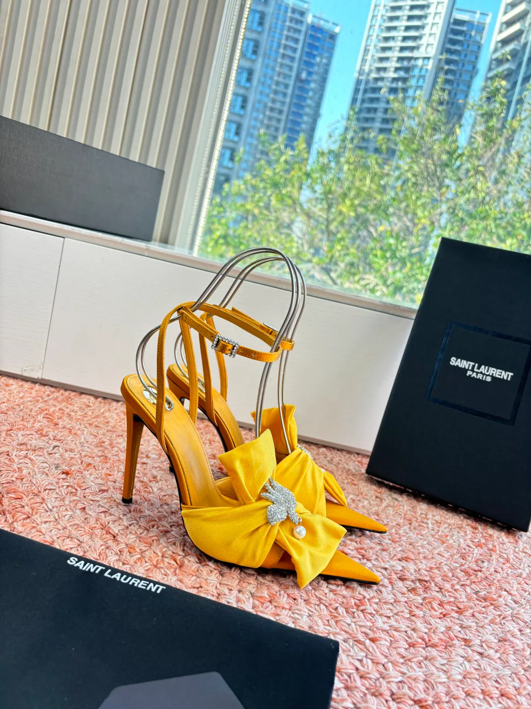 Босоножки Женские Saint Laurent 1262047