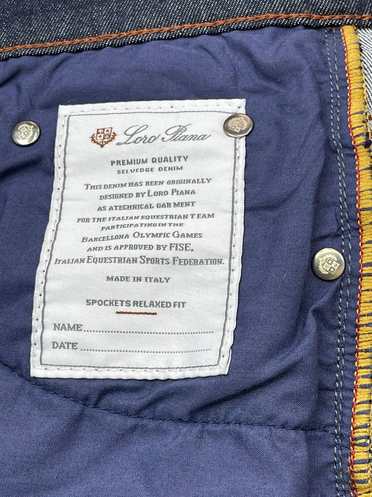 Джинсы Мужские Loro Piana 12551762