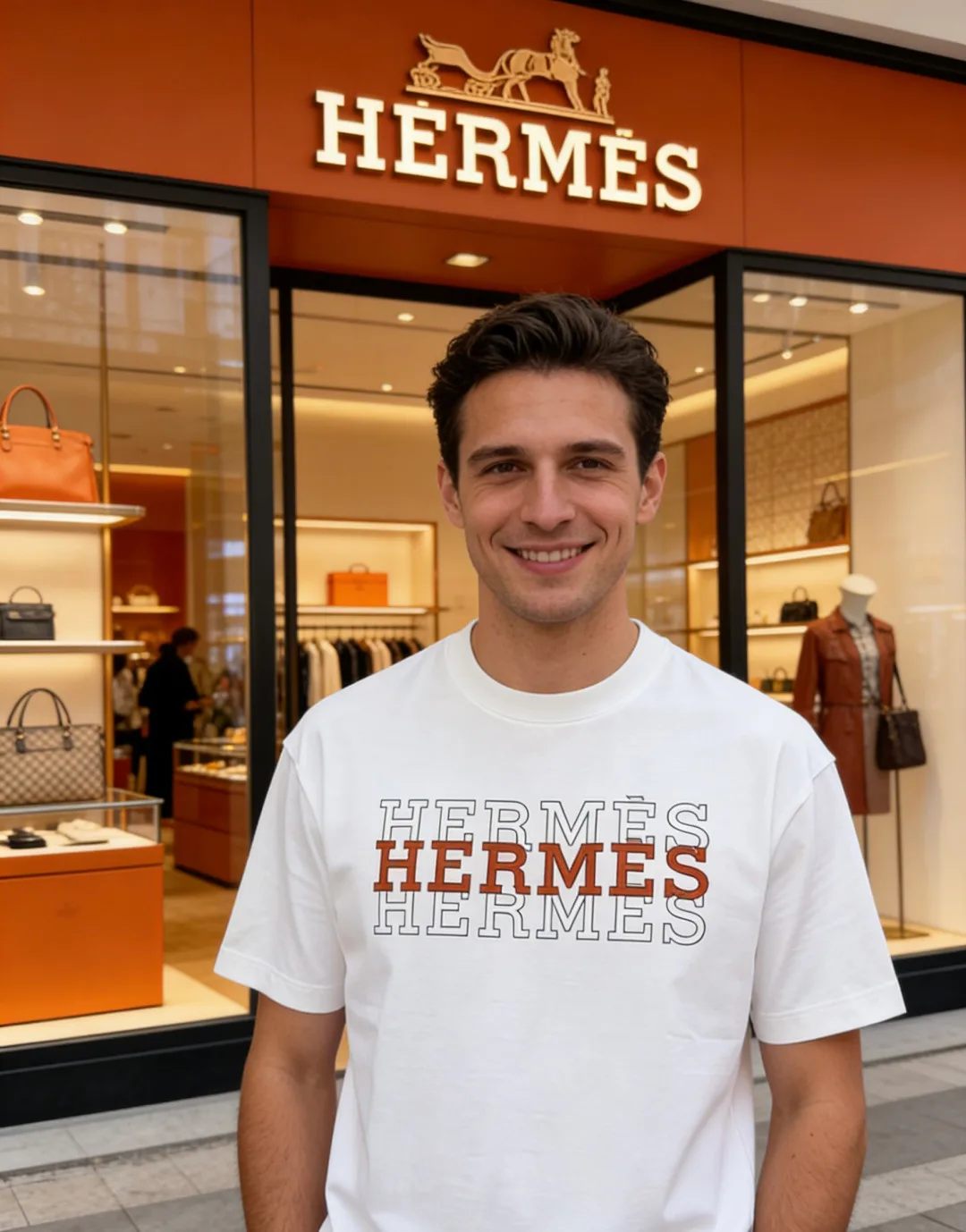 Футболки Мужские Hermes 13442025