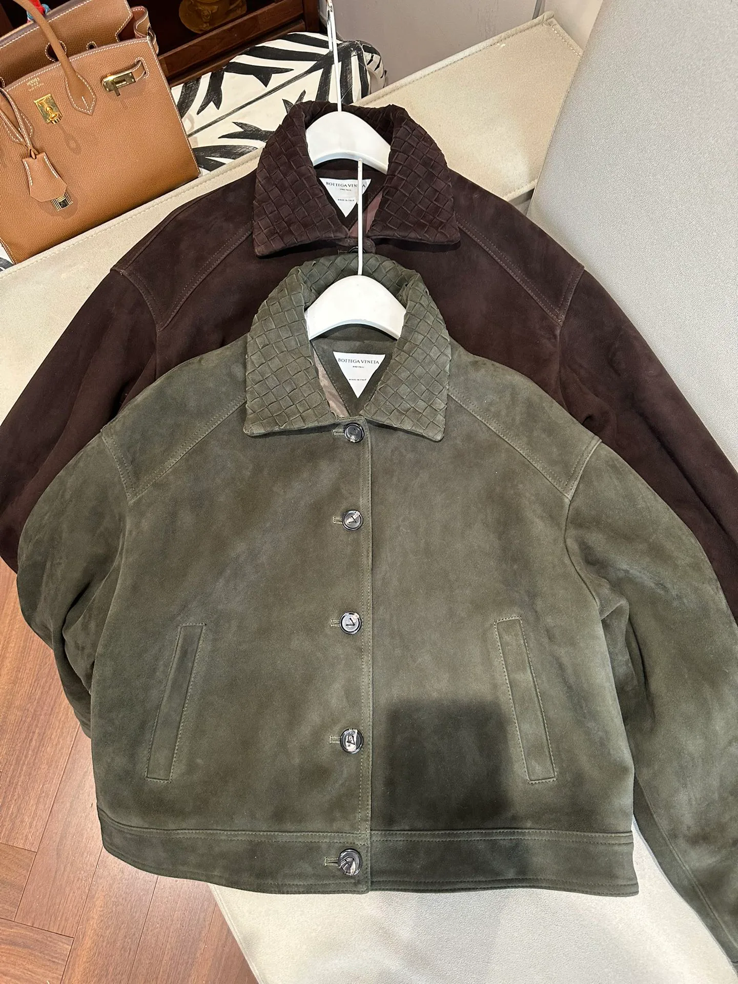 Кожаные Куртки И Дублёнки Женские Bottega Veneta 11460775