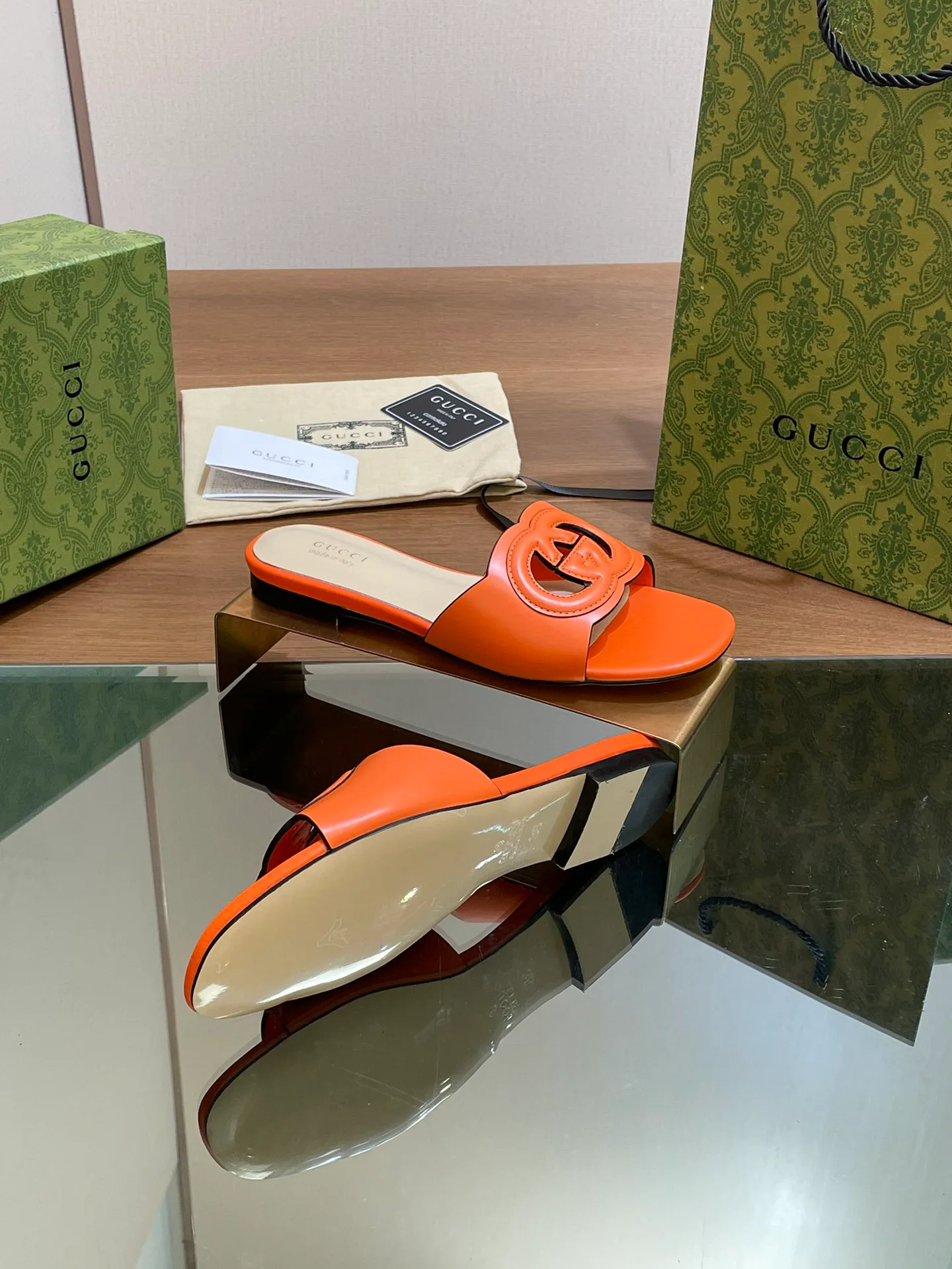 Шлепанцы Женские Gucci 11577