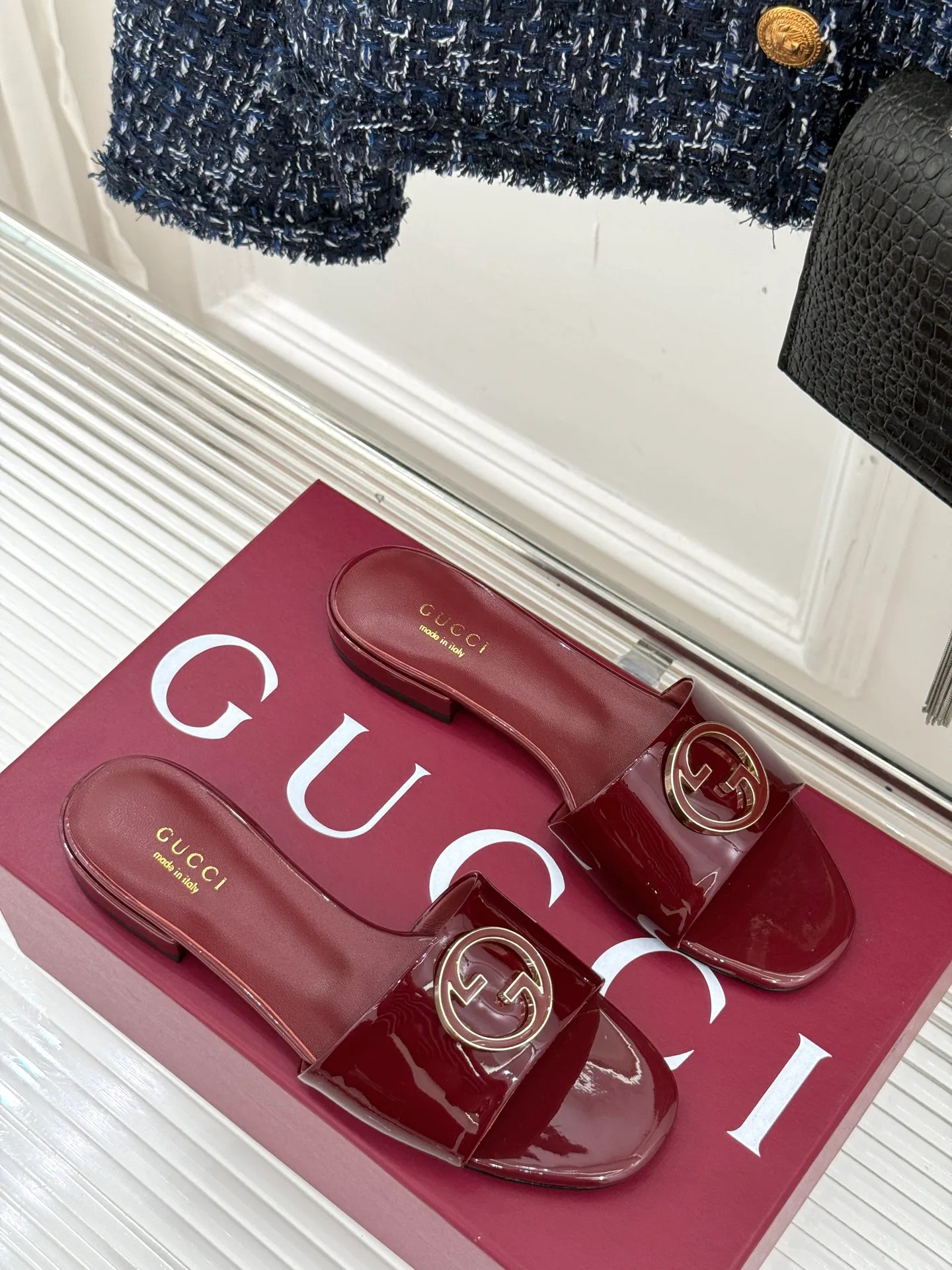 Шлепанцы Женские Gucci 21960