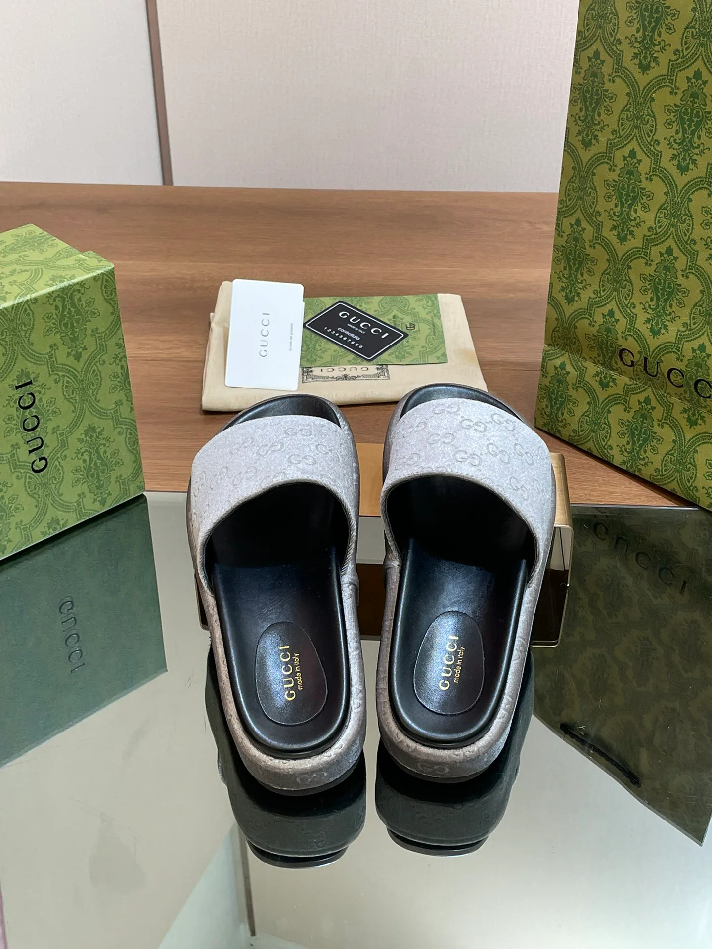 Шлепанцы Женские Gucci 10905