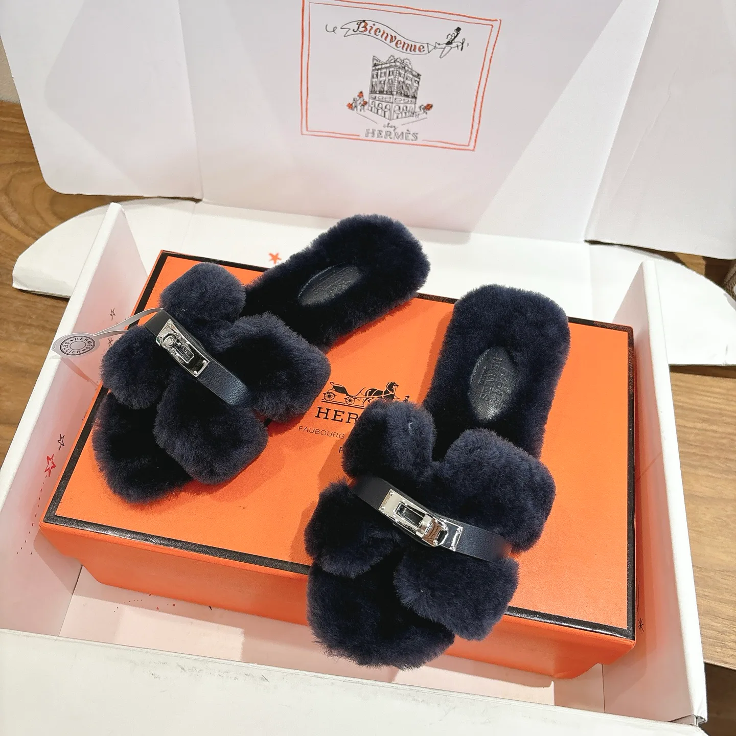 Тапочки Женские Hermes 4500887