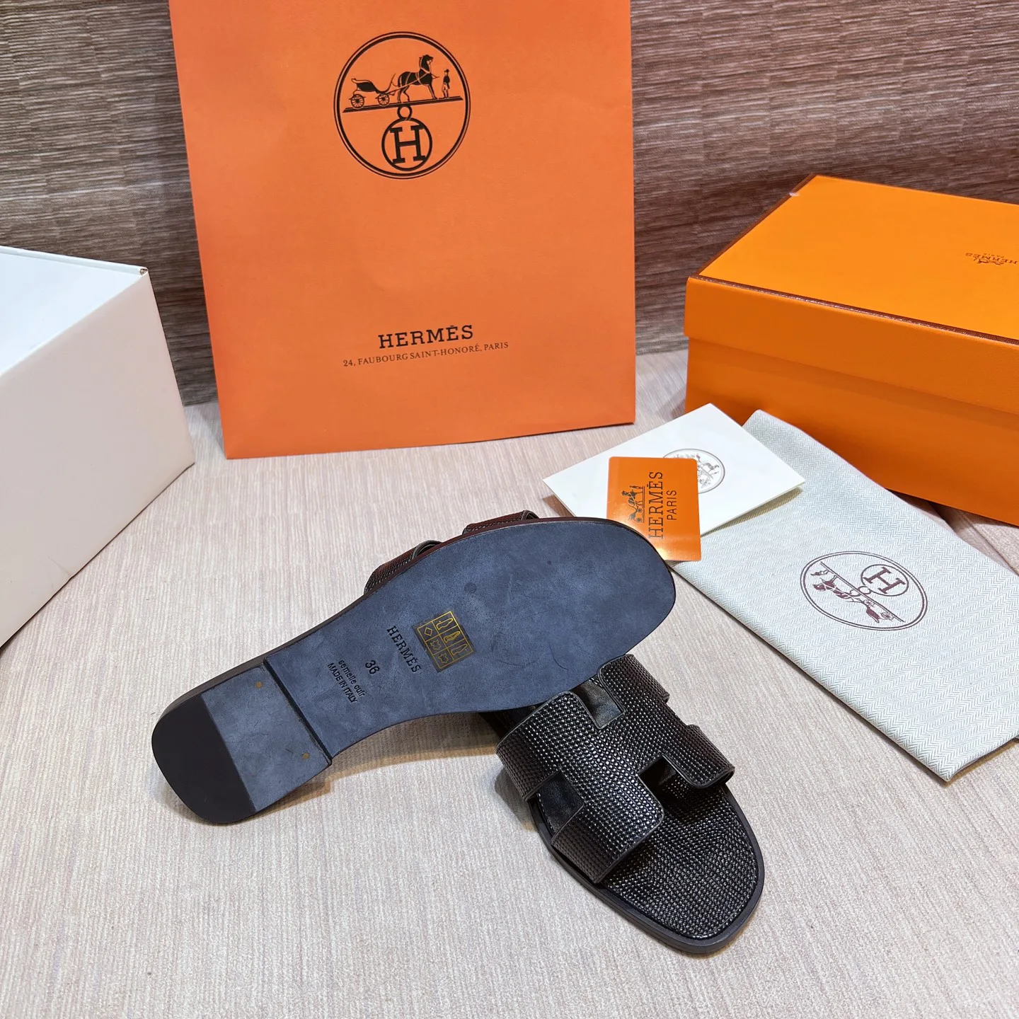 Шлепанцы Женские Hermes 25845