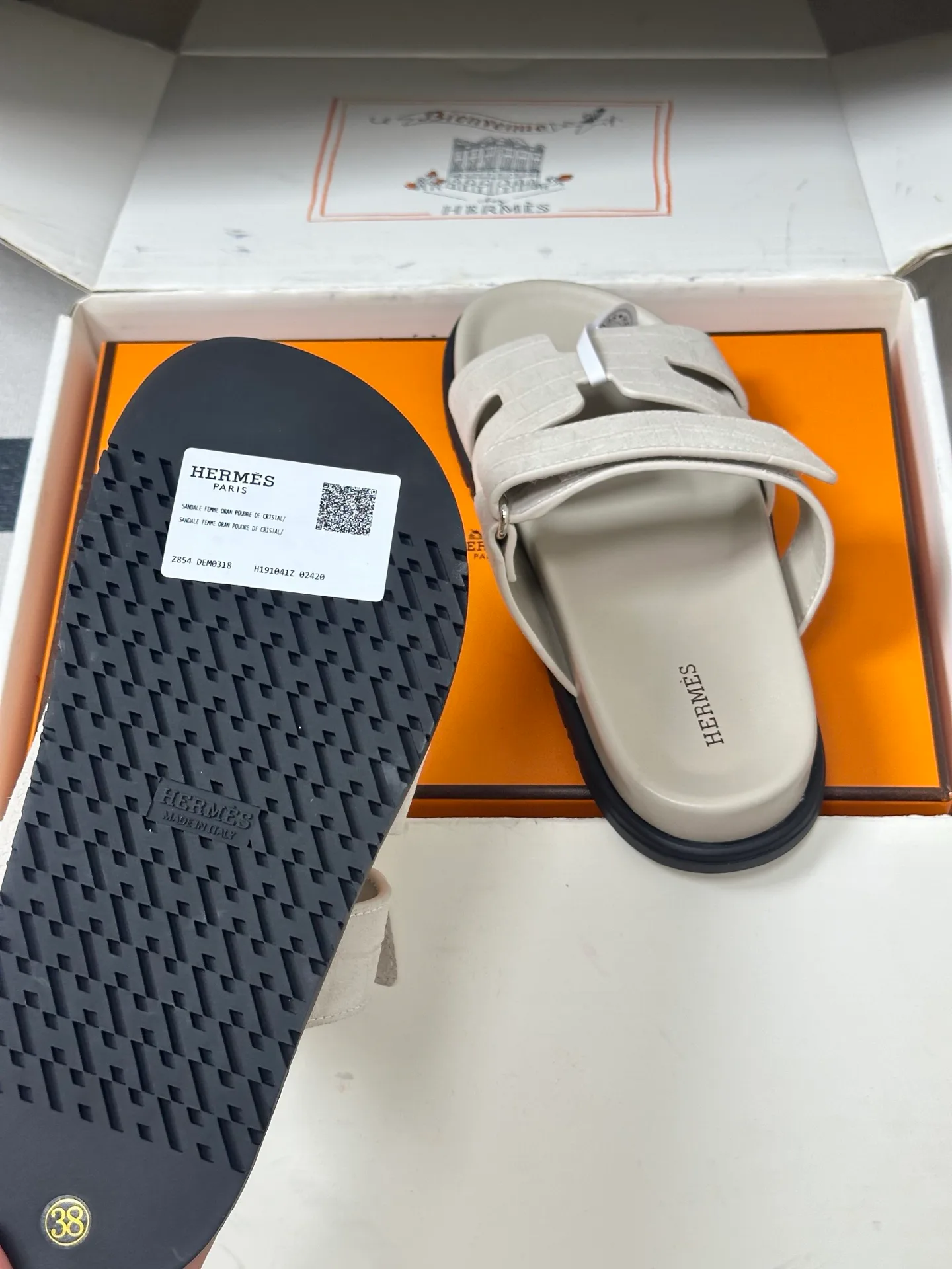 Шлепанцы Женские Hermes 17557928